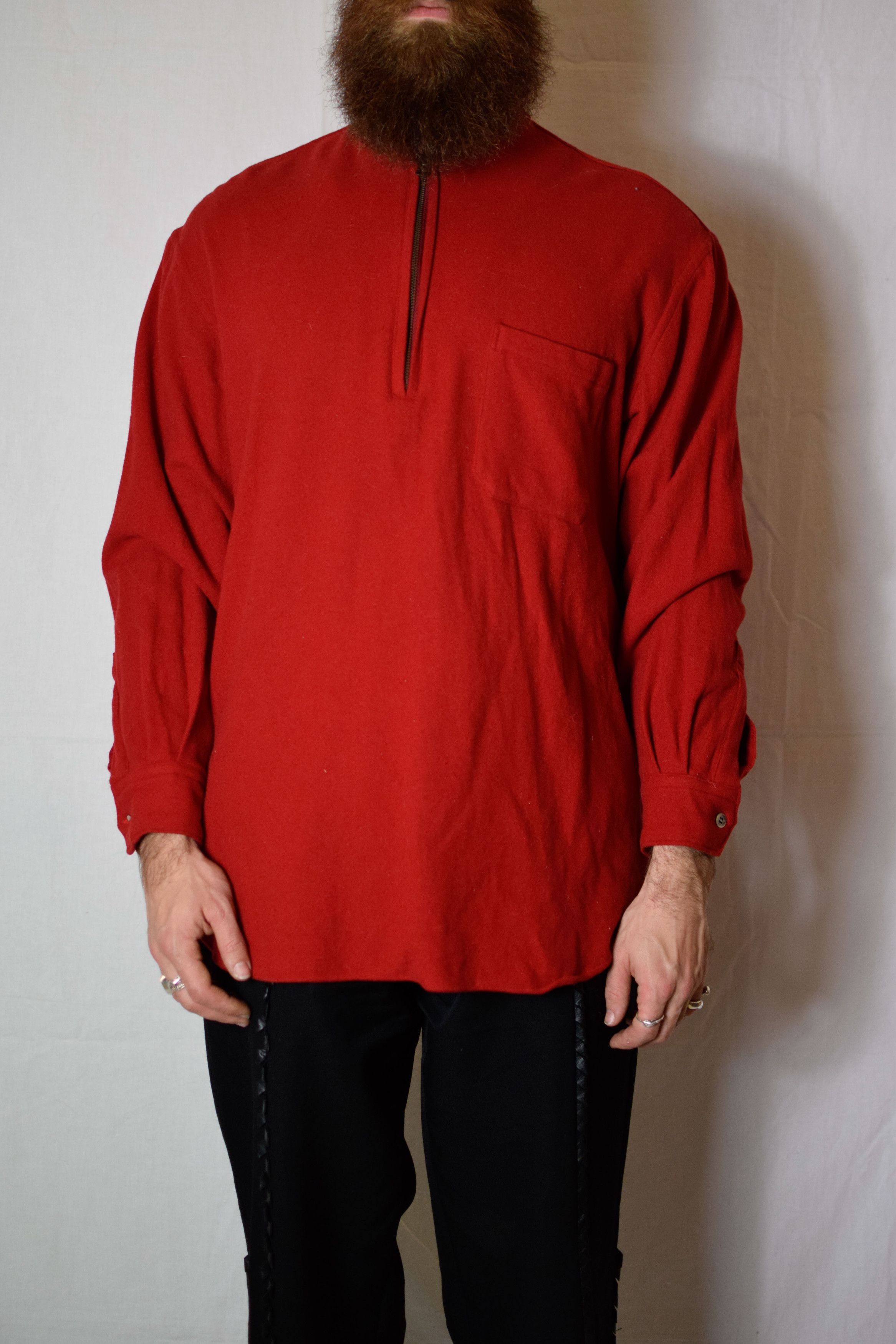 Yohji Yamamoto YYPH Archive Half-Zip Shirt Size US L / EU 52-54 / 3 - 4 Thumbnail