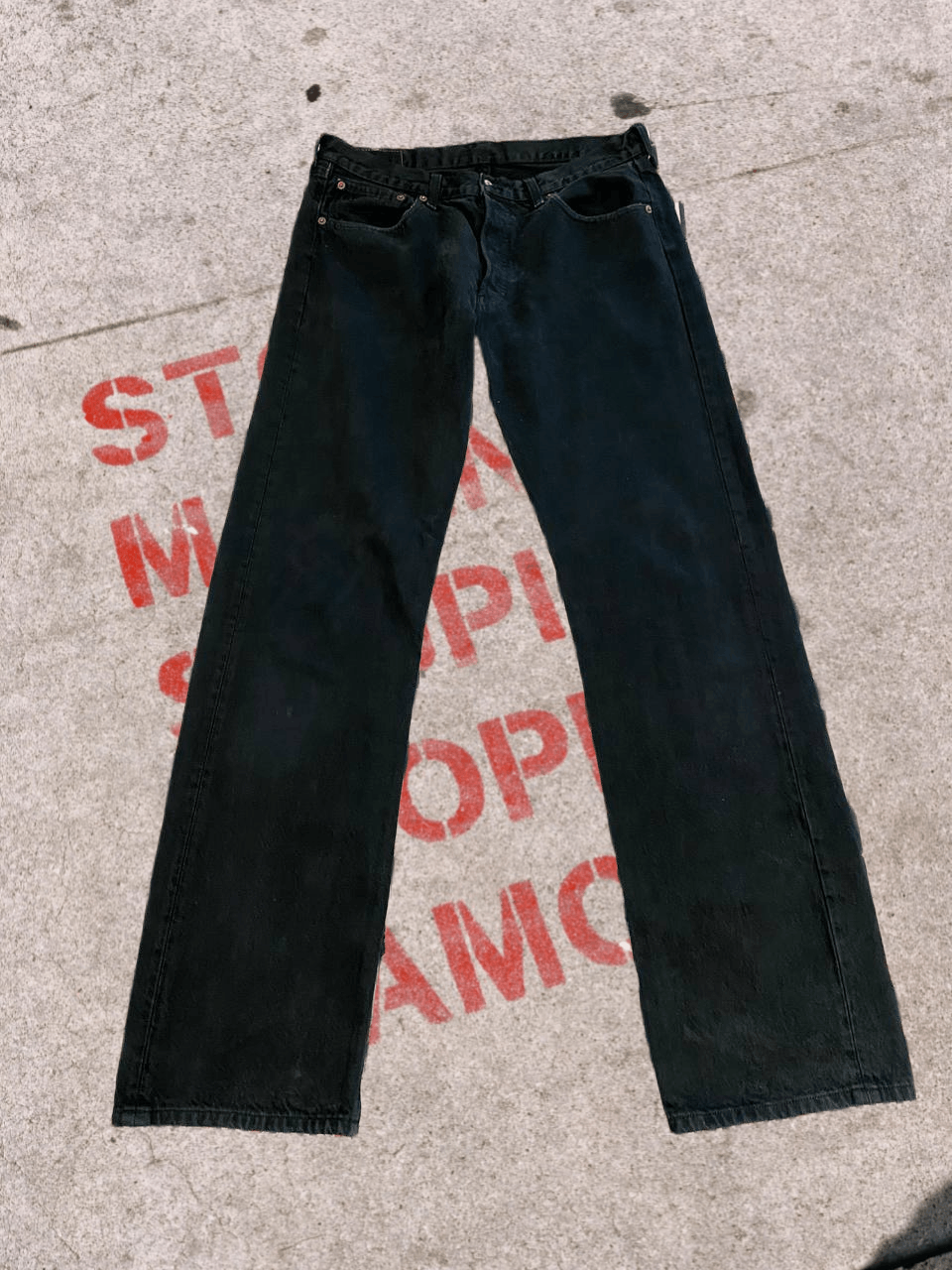 Levi's LEVI'S 501 Vintage Regular Straight washed Jeans Size US 34 / EU 50 - 1 Thumbnail