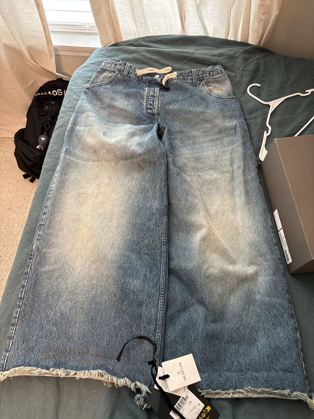 Moncler x Palm angels baggy denim