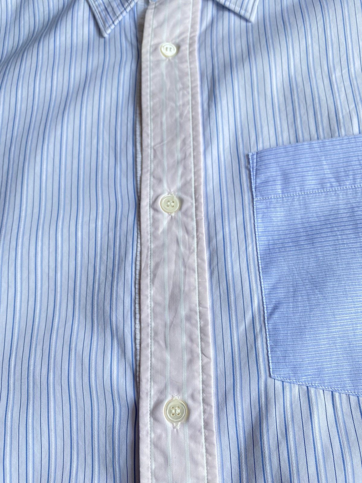 Comme des Garcons Mix Striped Shirt Size US S / EU 44-46 / 1 - 7 Thumbnail