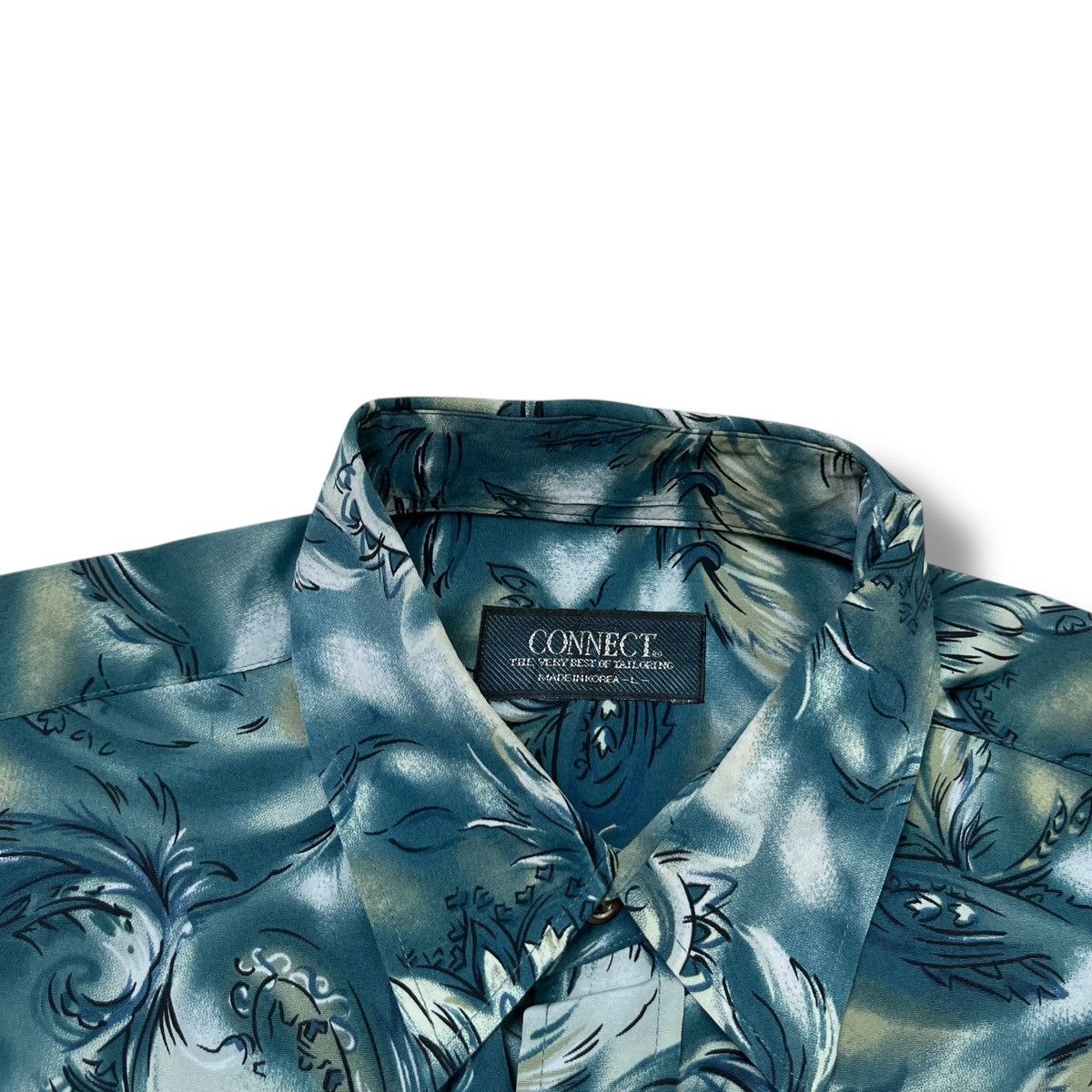 Kapital CONNECT Baroque Print Long Sleeve Shirt| issey miyake style Size US L / EU 52-54 / 3 - 5 Thumbnail