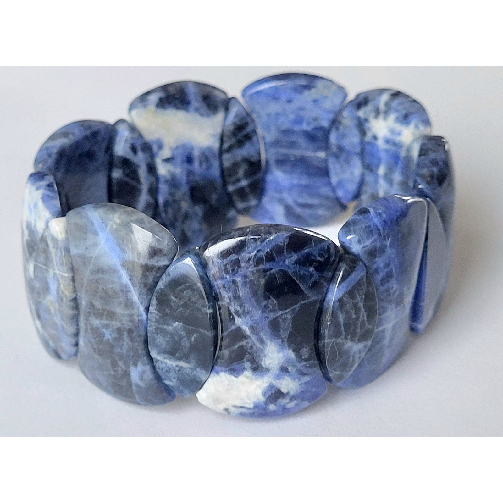 & Other Stories Jay King Desert Rose Trading Sodalite Stretch Bracelet Mine Size ONE SIZE - 3 Thumbnail