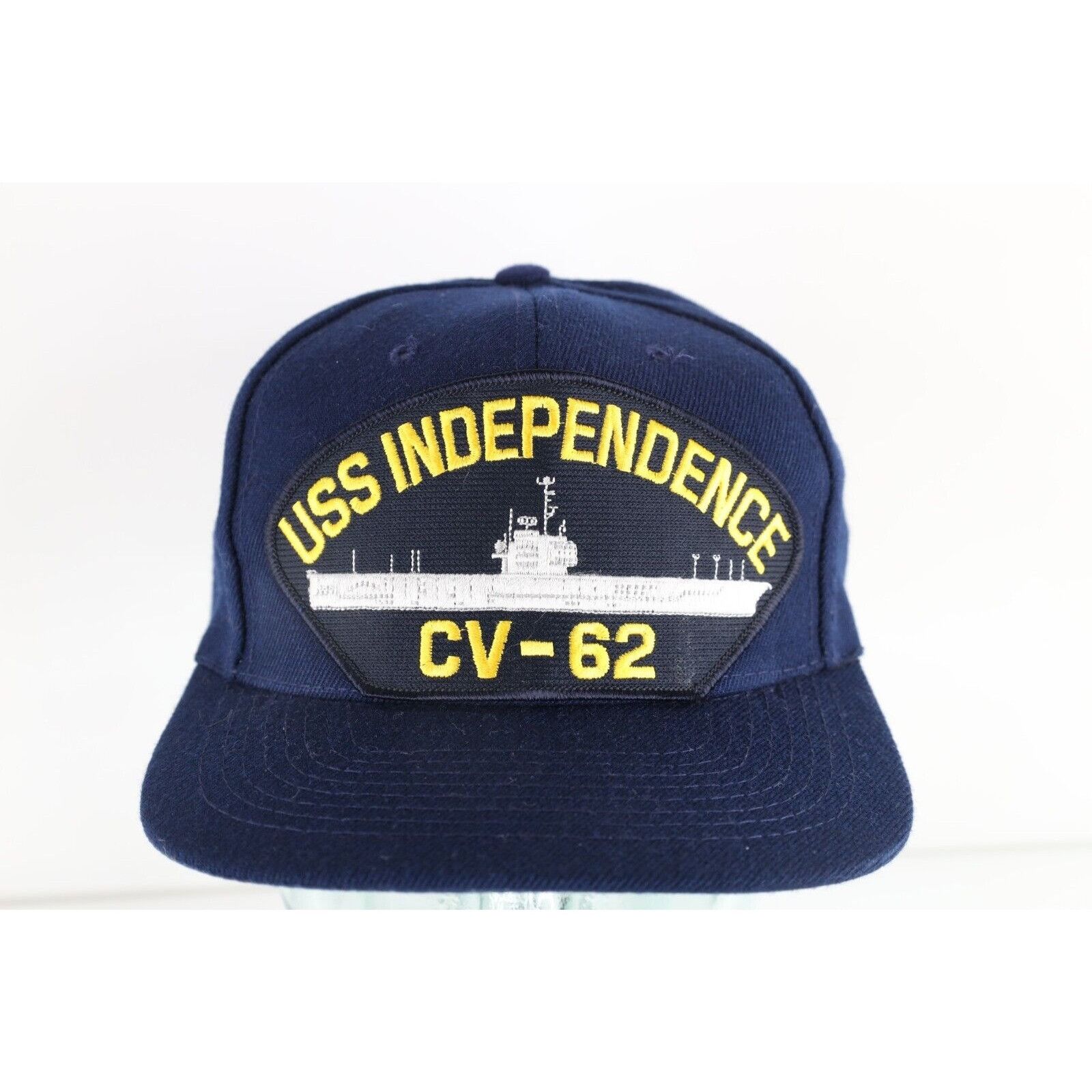 Vintage Vintage 90s Military USS Independence CV-62 Naval Hat Size ONE SIZE - 1 Thumbnail