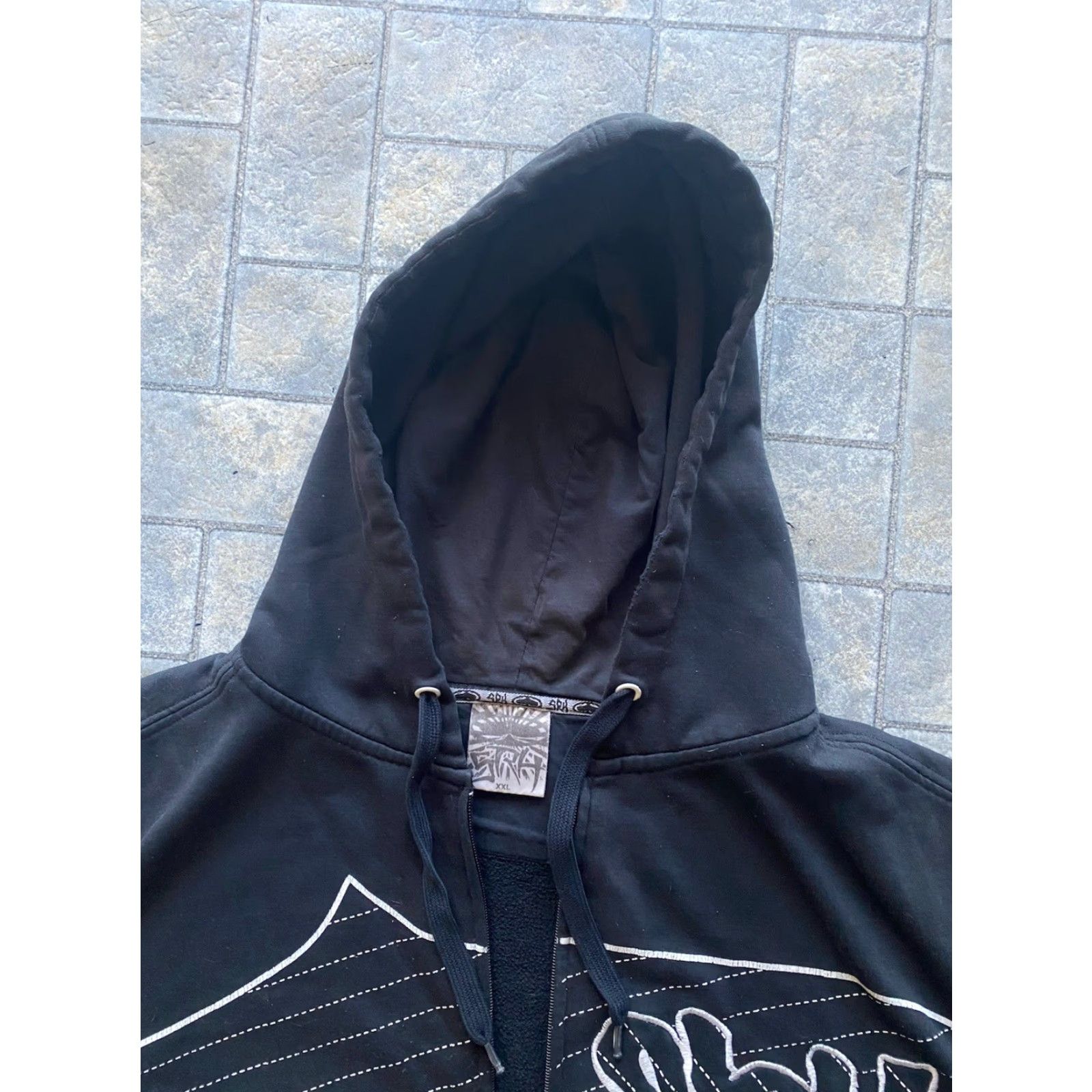 Vintage Y2K SRH Hoodie Men Black 2XL Full Zip Zipper Broken Size US XXL / EU 58 / 5 - 5 Thumbnail