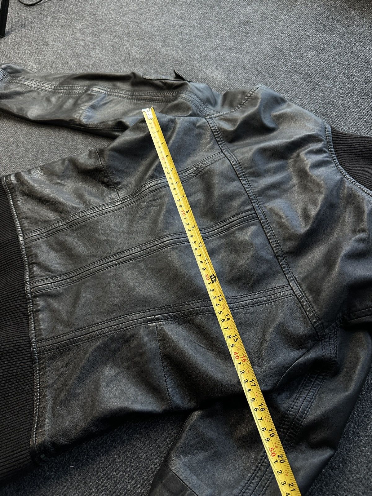 Leather 🚨 LEATHER WOMEN OPIUM MULTIPOCKET JACKET ZIP AVANT GARDE Size M / US 6-8 / IT 42-44 - 15 Thumbnail