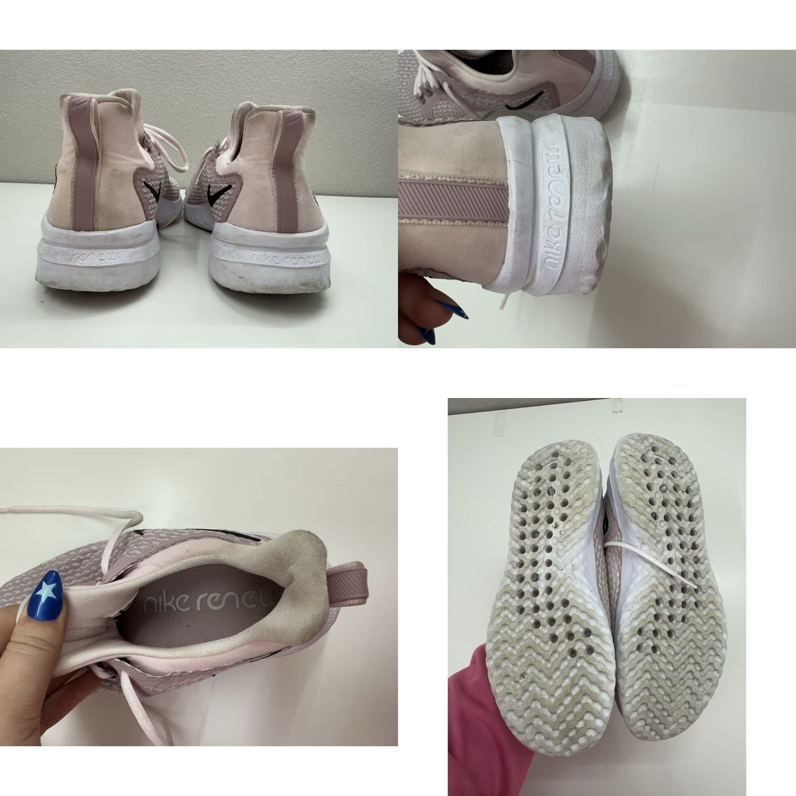 Nike Nike Renew Rival Nike Womens Sneakers 10 Pink AA7411-604 Running & Jogging Athletic Sneakers Womens Size US 10 / IT 40 - 8 Thumbnail