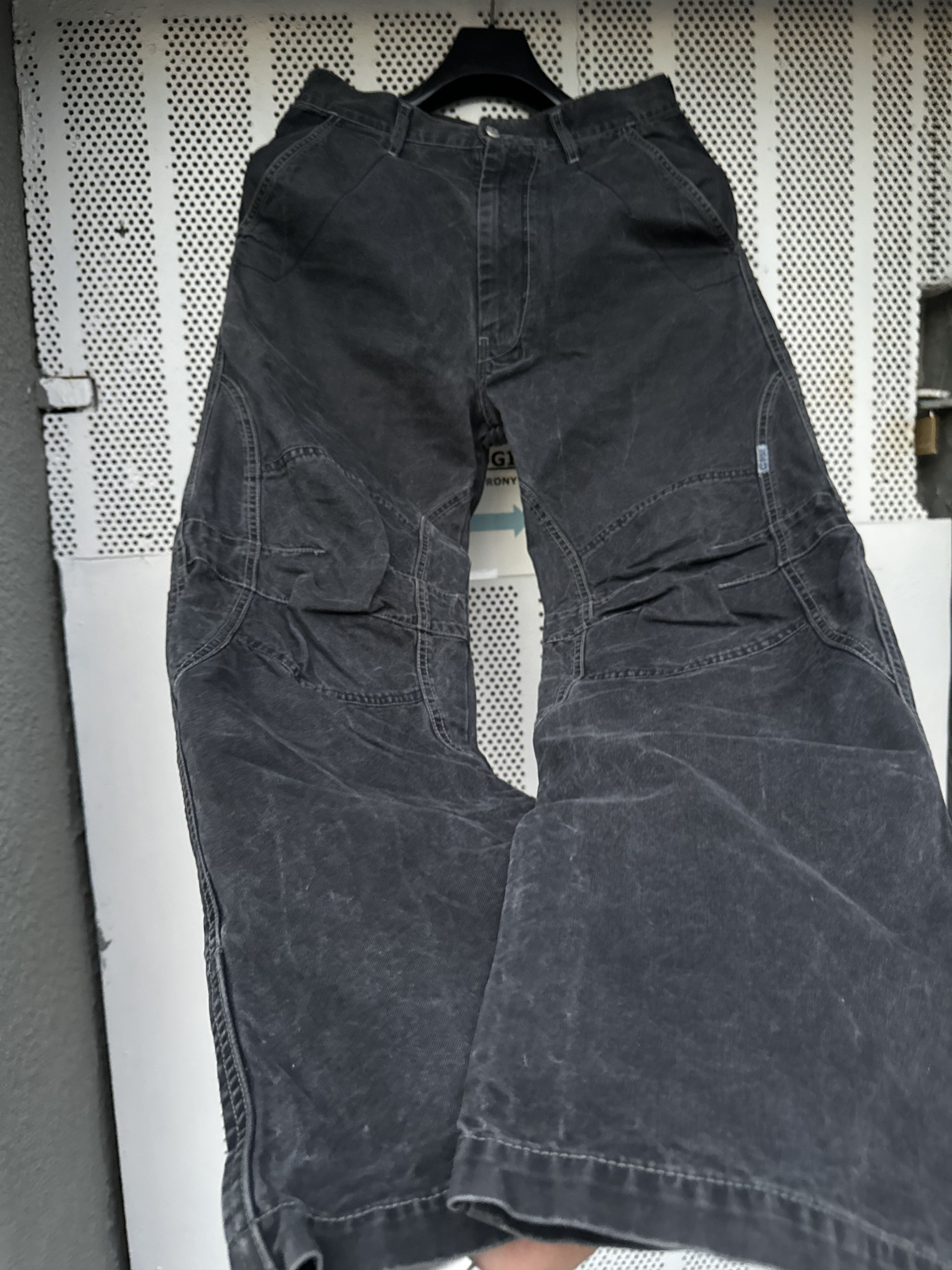 Diesel × Vintage Vintage Diesel Baggy Pants Black Size US 28 / EU 44 - 6 Thumbnail
