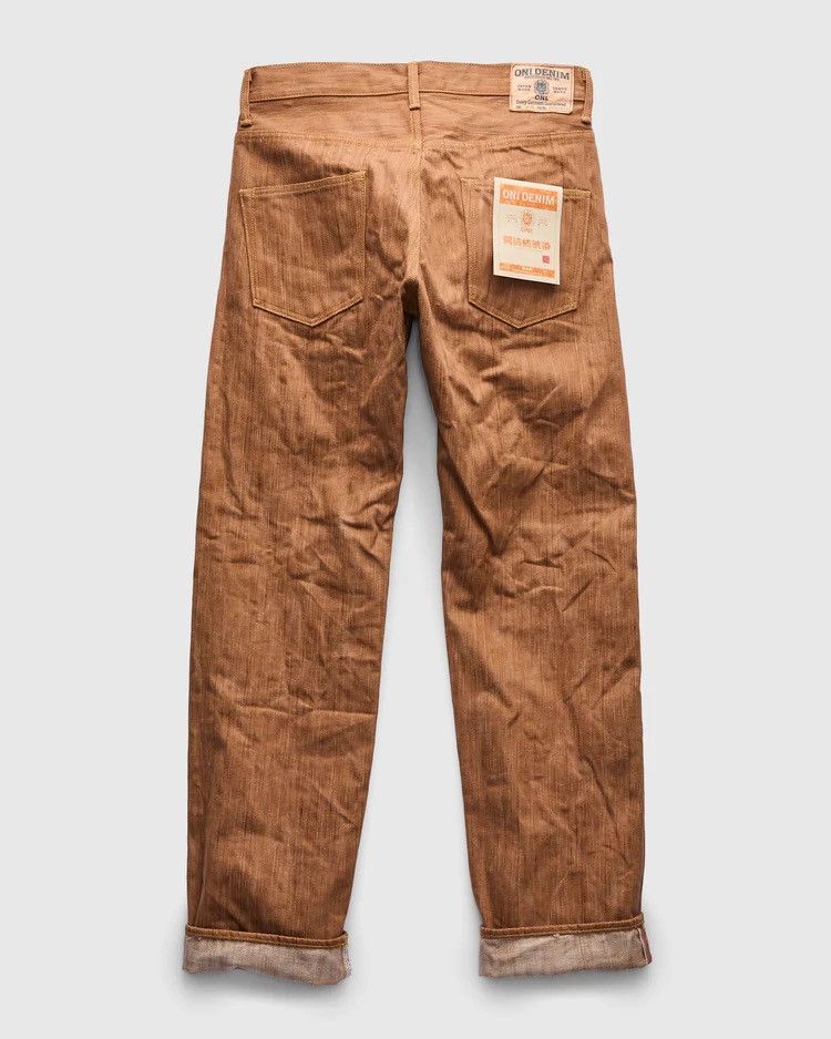 Oni ONI DENIM 275-AWA AWA-KAKISHIBU KINARI 20oz Selvedge Denim Size US 38 / EU 54 - 1 Thumbnail