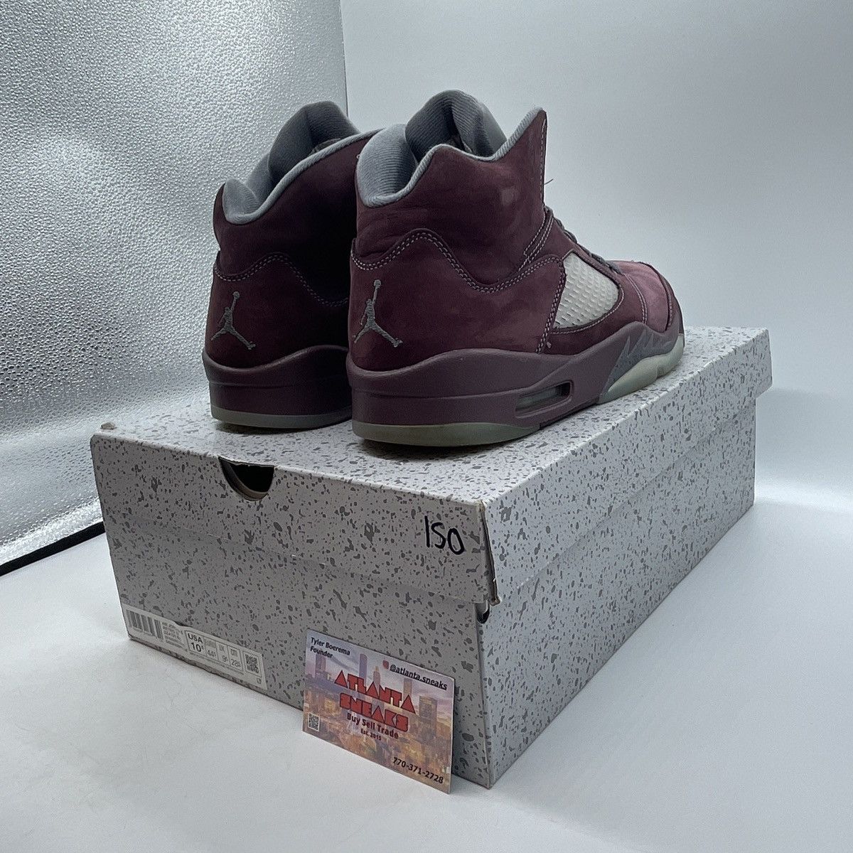 Jordan Brand Air Jordan 5 burgundy Size US 10.5 / EU 43-44 - 5 Thumbnail