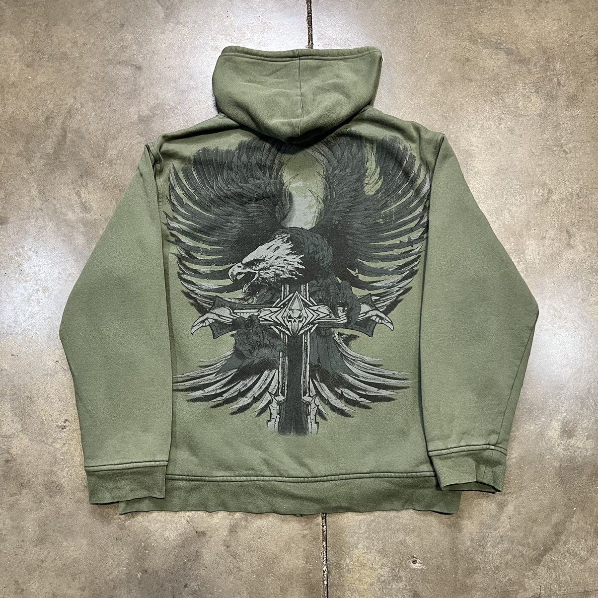 Affliction × Tapout × Vintage Vintage Y2K MMA Elite Tapout Zip Up  