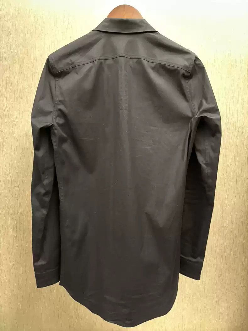 Rick Owens Rick Owens Main line TE double zipper pocket black shirt Size US M / EU 48-50 / 2 - 2 Thumbnail