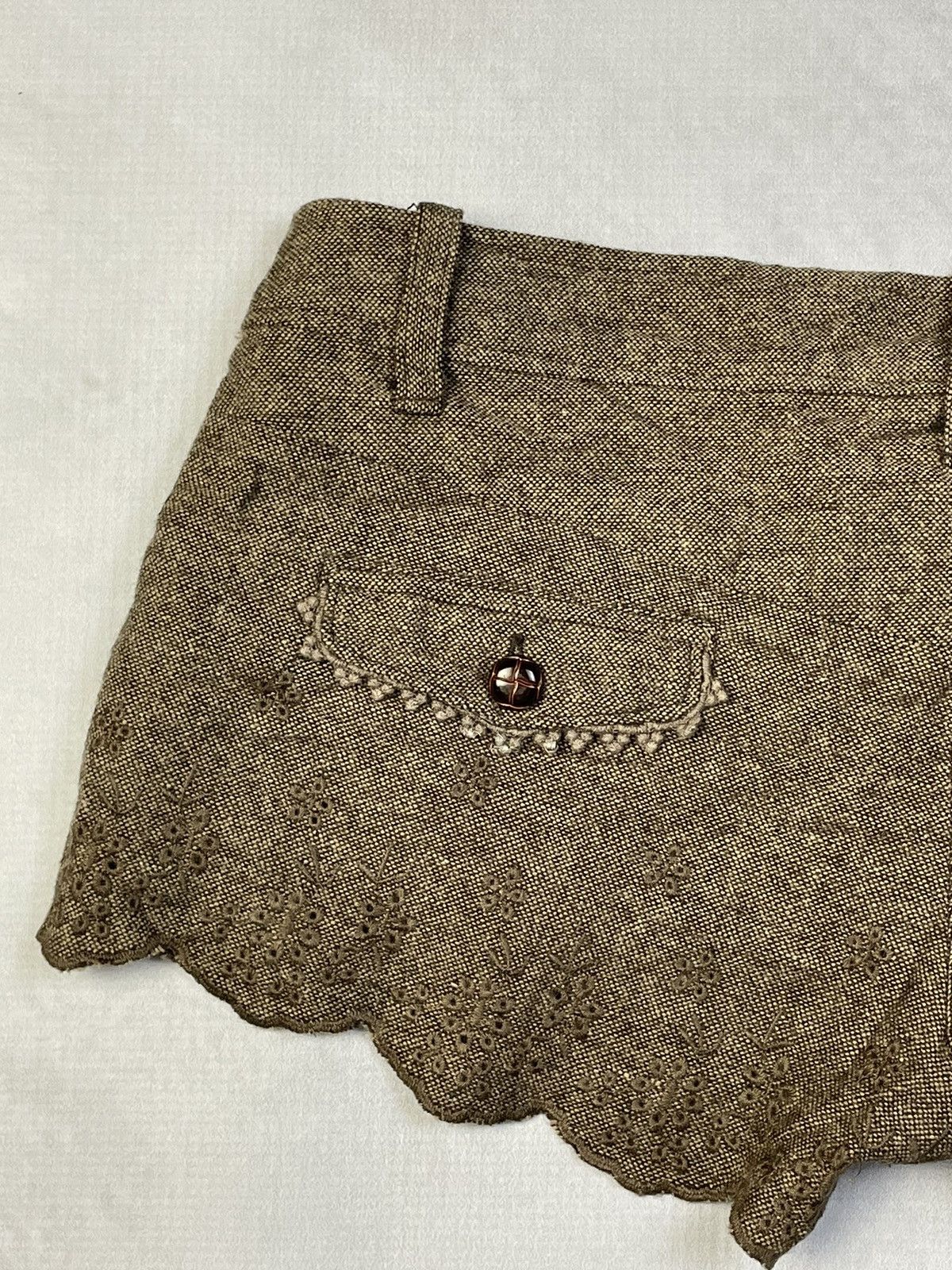 LIZ LISA Liz Lisa Mori Kei Brown Neapolitan Chocokaji Shorts Size 28" / US 6 / IT 42 - 9 Thumbnail