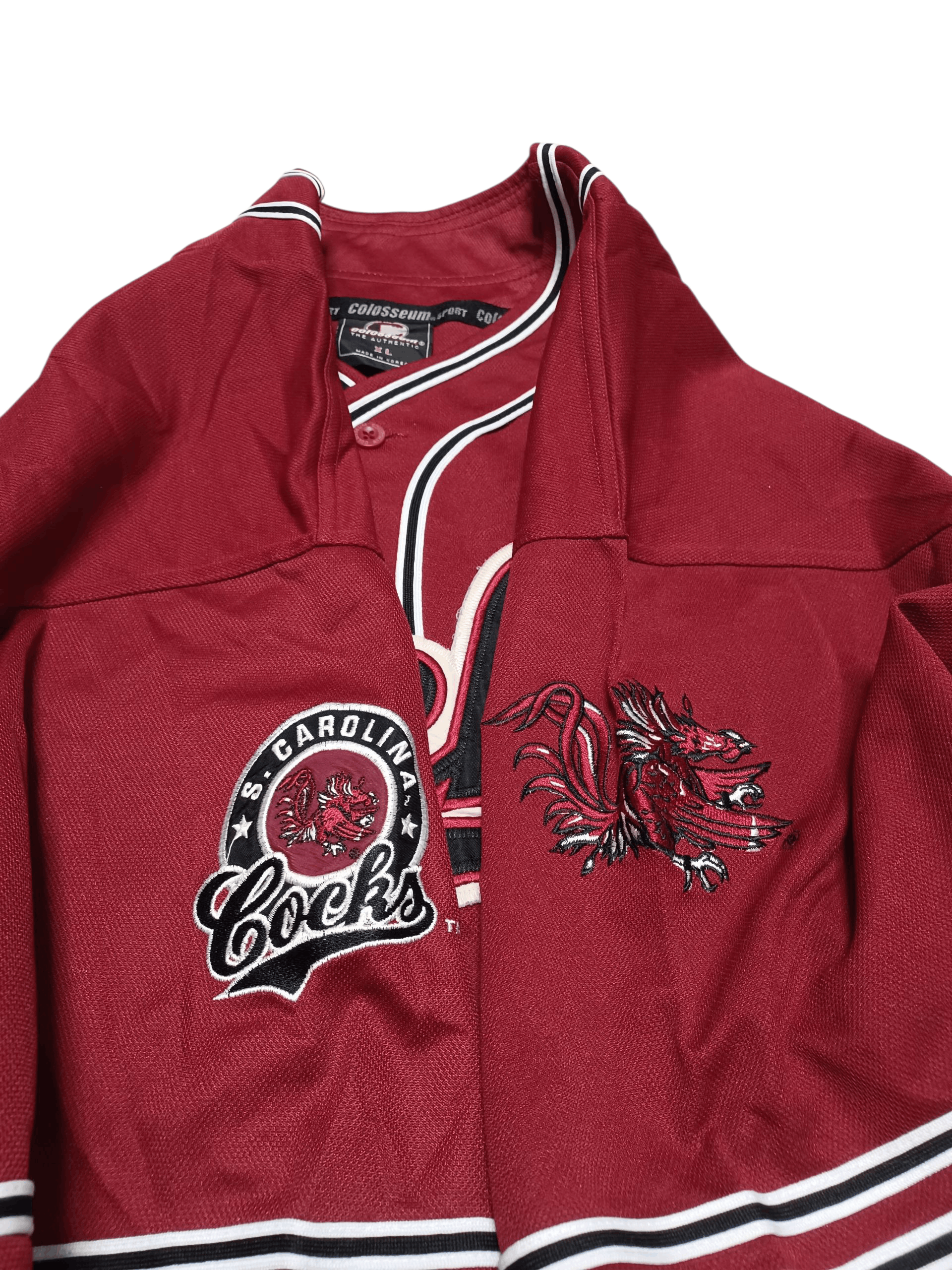 Colosseum Athletics SOUTH CAROLINA GAMECOCKS VINTAGE COLOSSEUM BASEBALL JERSEY Size US XL / EU 56 / 4 - 4 Thumbnail