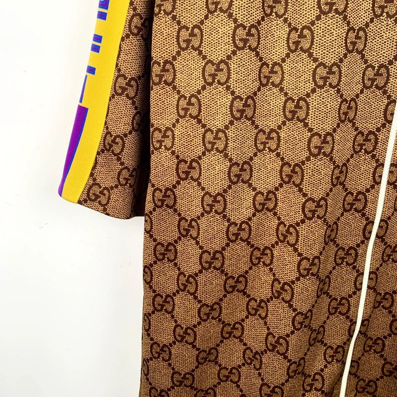 Gucci GucciColor-blocking logo old flower full print cotton hoode Size S / US 4 / IT 40 - 4 Thumbnail