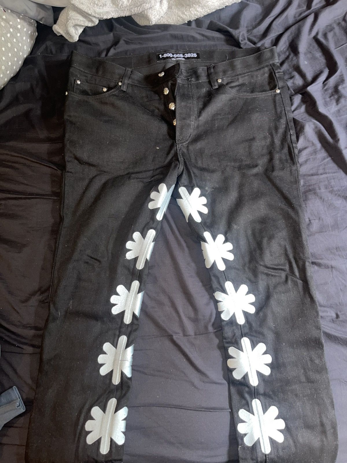 LOSTSHDWS Lost Shdws Black & Blue Jeans Size US 38 / EU 54 - 1 Thumbnail
