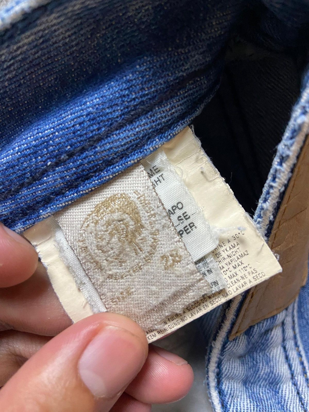 Diesel × Vintage Diesel Factory x Zathan Distressed Denim Jeans (123) Size US 31 - 5 Thumbnail