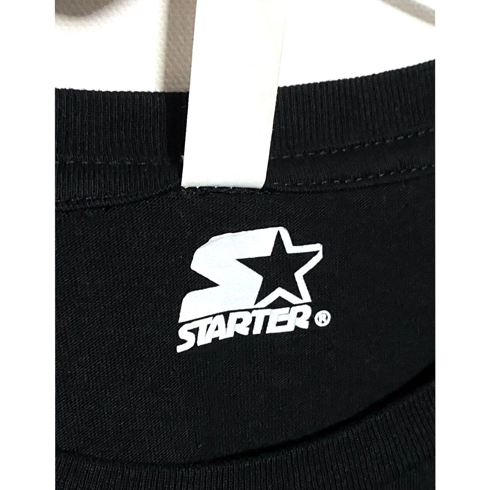 Starter VINTAGE New Orleans Saints Starter Tailsweep Black Shirt Mens 2X Spell Out Retro Sporty Size US XXL / EU 58 / 5 - 4 Thumbnail