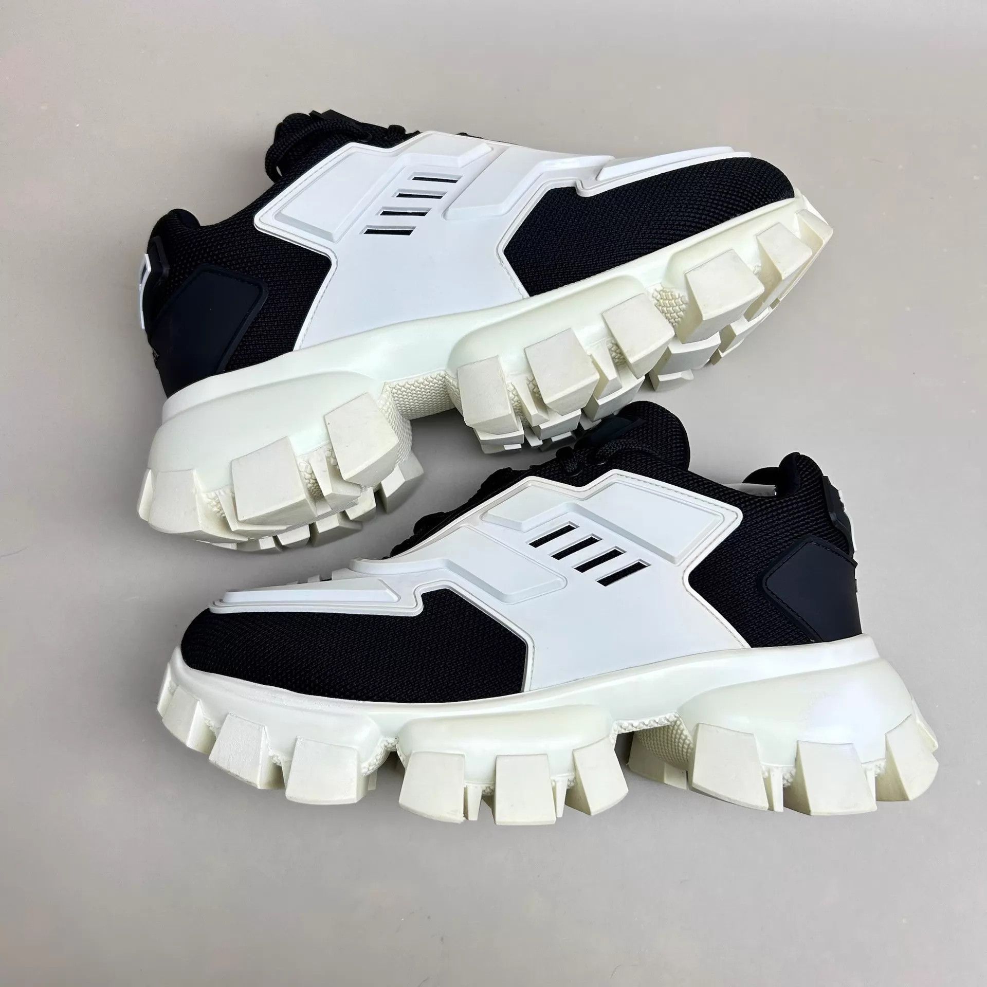 Prada Prada Black & White Platform Gear Shoes 35 95New Size US 4.5 / IT 34.5 - 5 Thumbnail