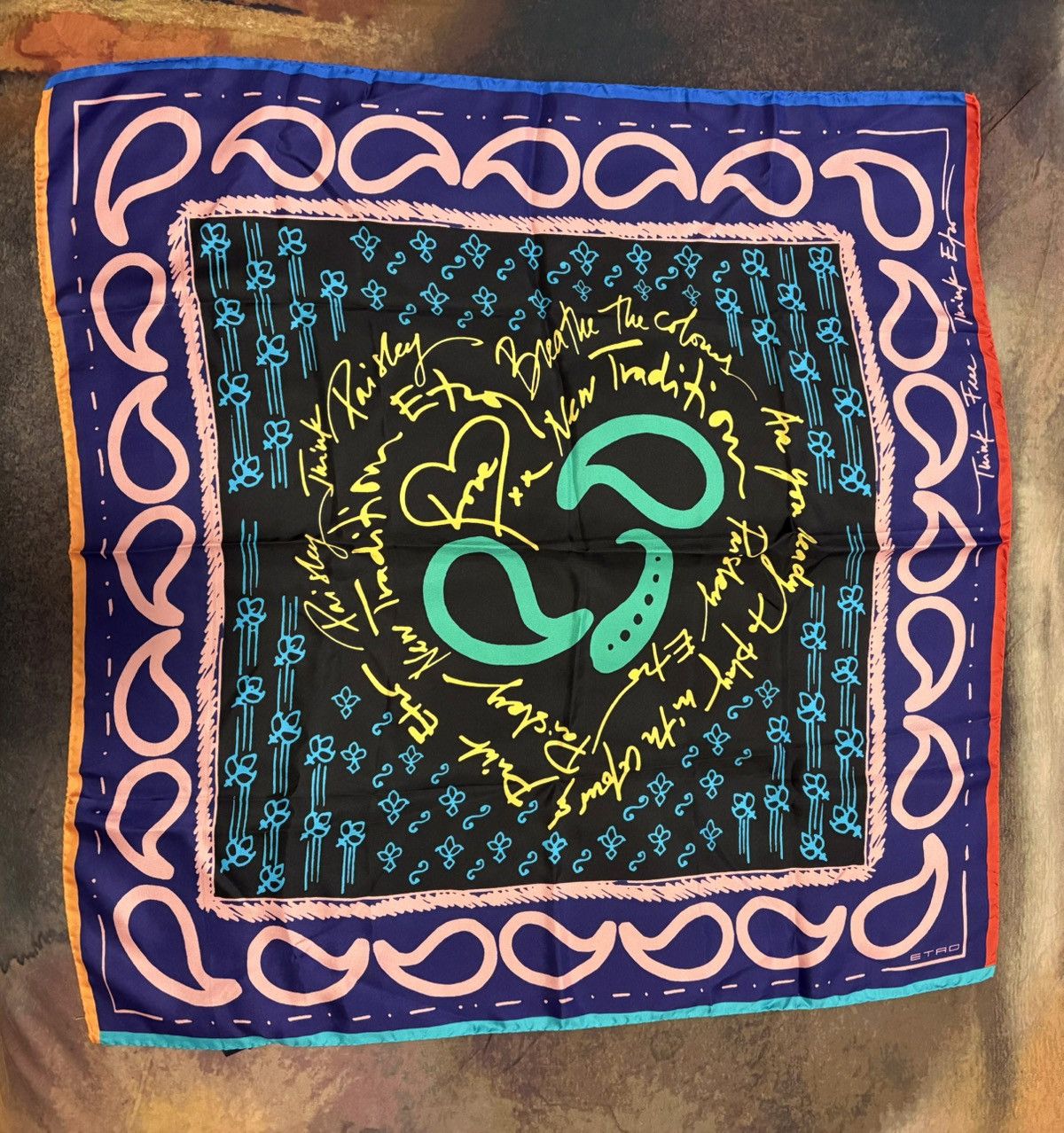 Etro Etro Silk “Love Paisley” Scarf Size ONE SIZE - 1 Thumbnail