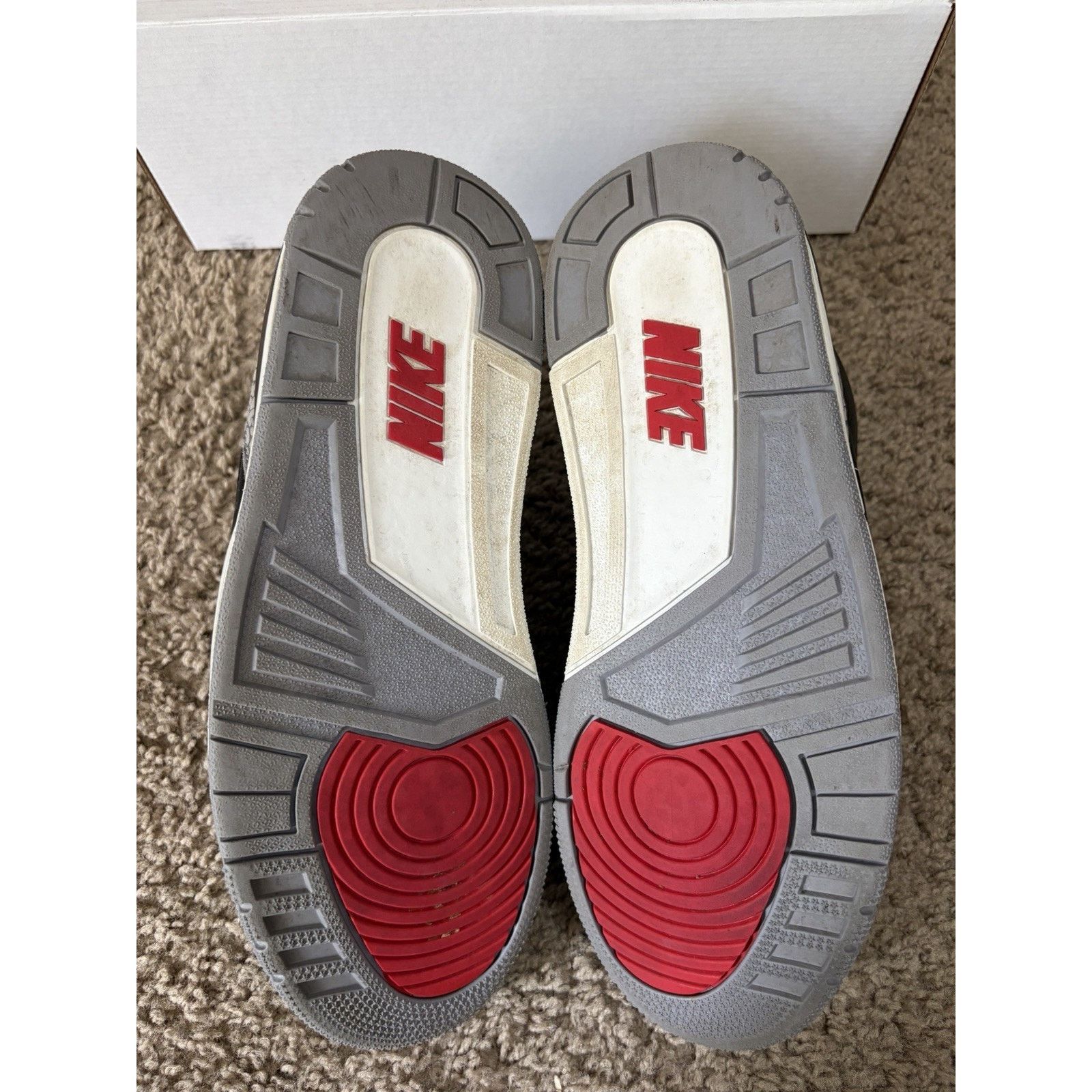 Jordan Brand Size 10 - Jordan 3 Retro OG Black Cement (2024) (DN3707-010) Size US 10 / EU 43 - 6 Thumbnail