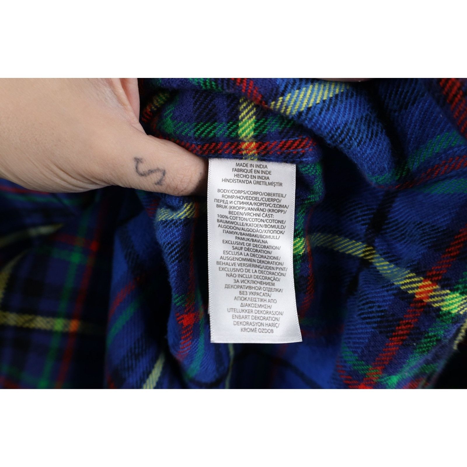 Polo Ralph Lauren Vintage Ralph Lauren Rainbow Plaid Flannel Button Shirt Size US L / EU 52-54 / 3 - 9 Thumbnail