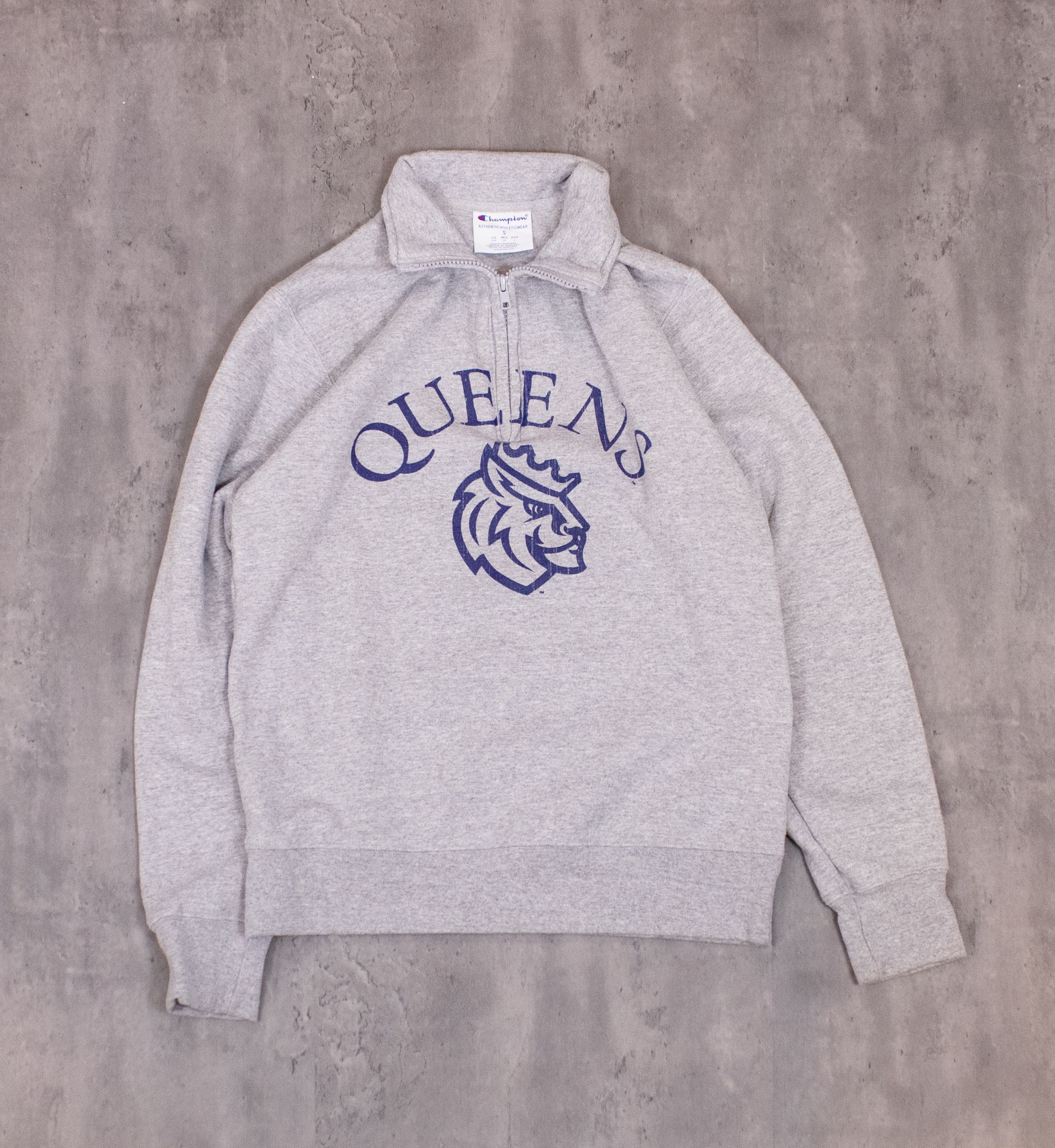 Champion × Vintage Y2K 2000's Champion Queen Half Zip Sweater Size US M / EU 48-50 / 2 - 8 Thumbnail