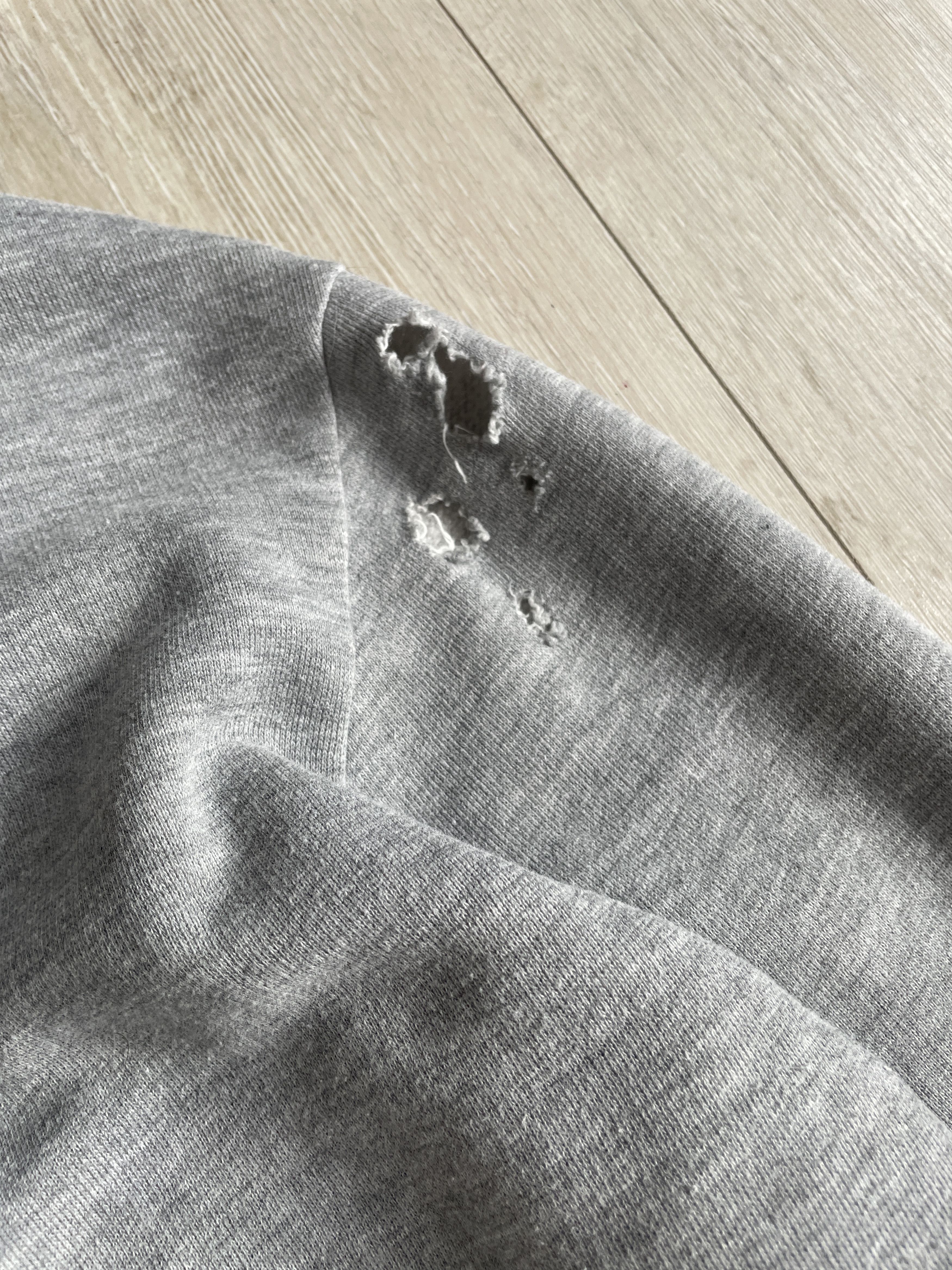 Balmain Balmain SS10 ripped hoodie by Christophe Decarnin Size US M / EU 48-50 / 2 - 7 Thumbnail