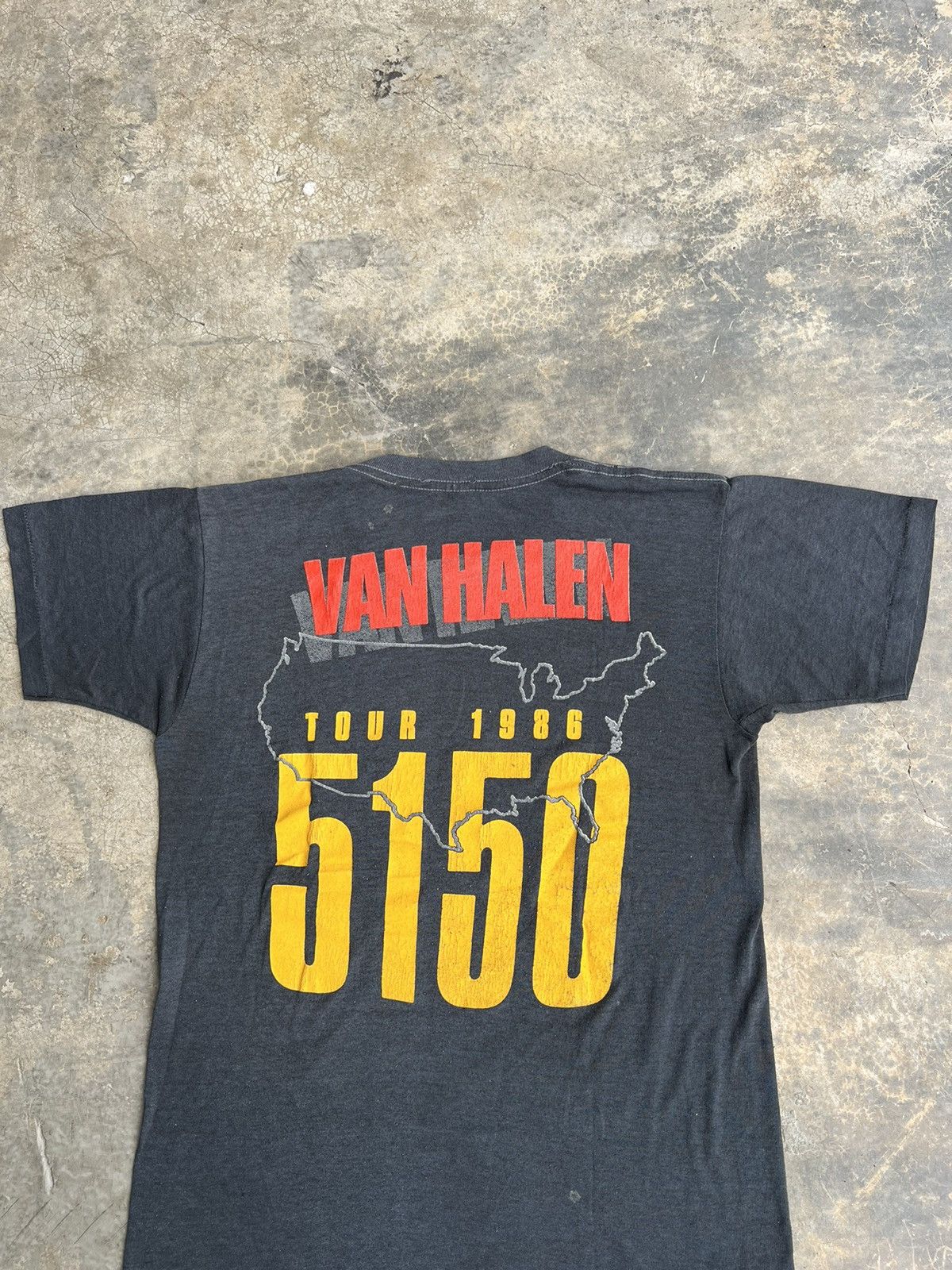 Band Tees Vintage 80s Van Halen 5150 Tour Rock Band Tees Size US S / EU 44-46 / 1 - 8 Thumbnail