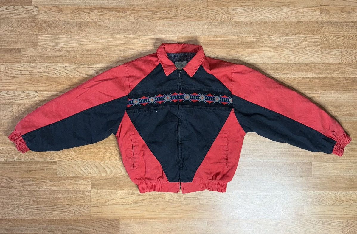 Other Vintage 90s Canyon Guide Outfitters Aztec Jacket Adult XL Size US XL / EU 56 / 4 - 3 Thumbnail