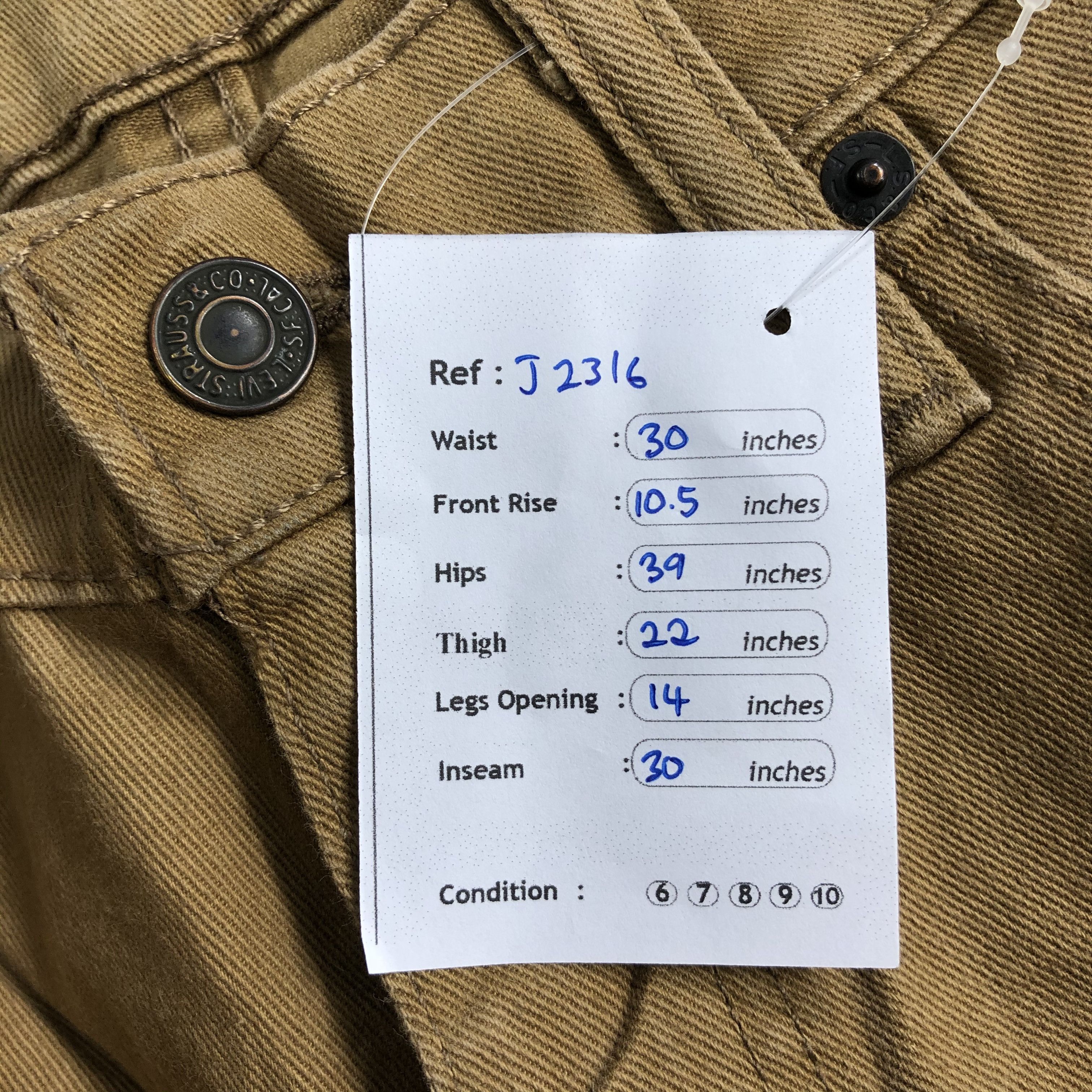 Levi's Vintage Levis 513 Jeans-J2316 Size US 30 / EU 46 - 13 Thumbnail