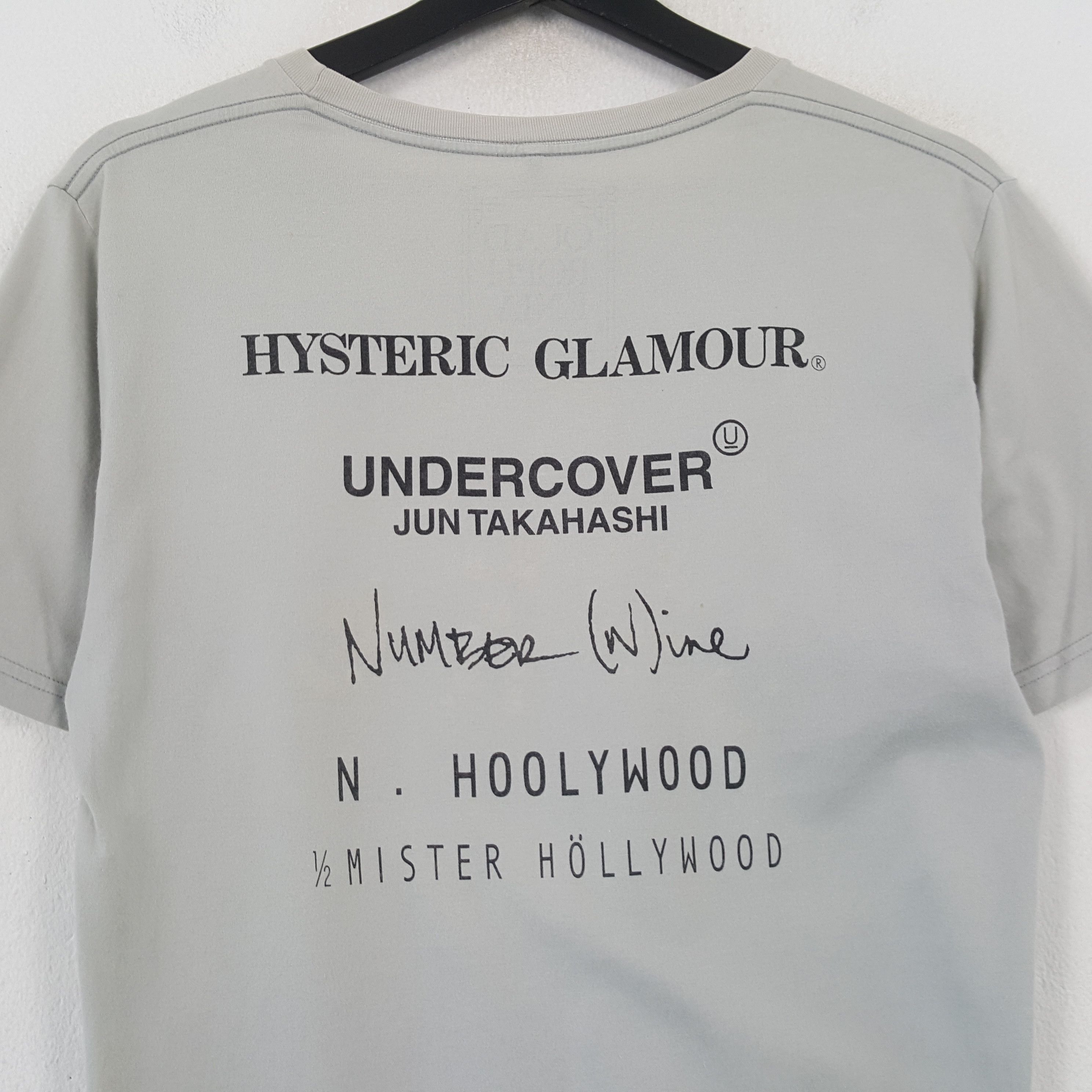 Hysteric Glamour HYSTERIC GLAMOUR Undercover Number Nine Tshirt C285N48 Size US S / EU 44-46 / 1 - 4 Thumbnail