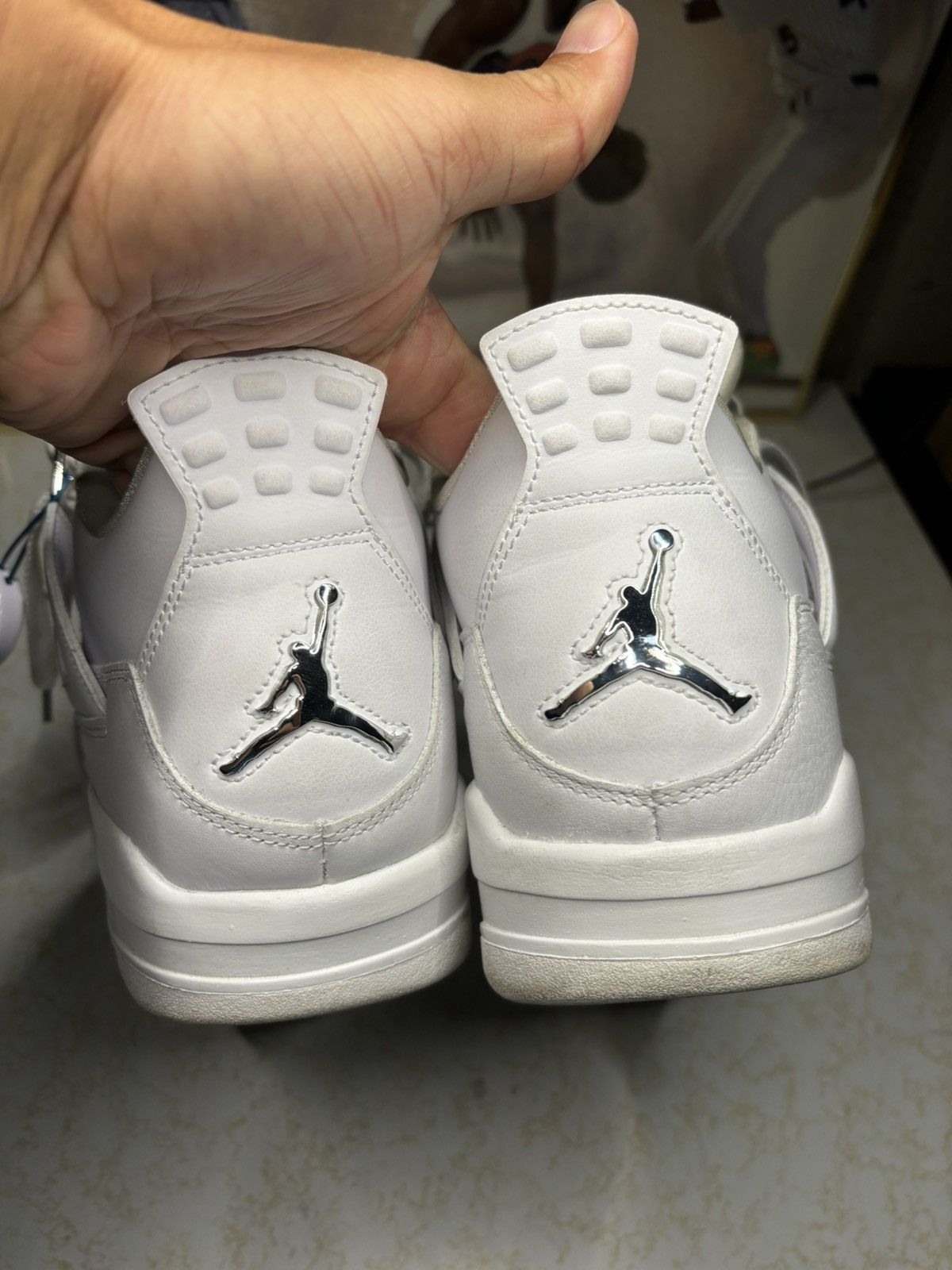 Jordan Brand Jordan Retro 4 ‘pure money’ Size US 12 / EU 45 - 7 Thumbnail