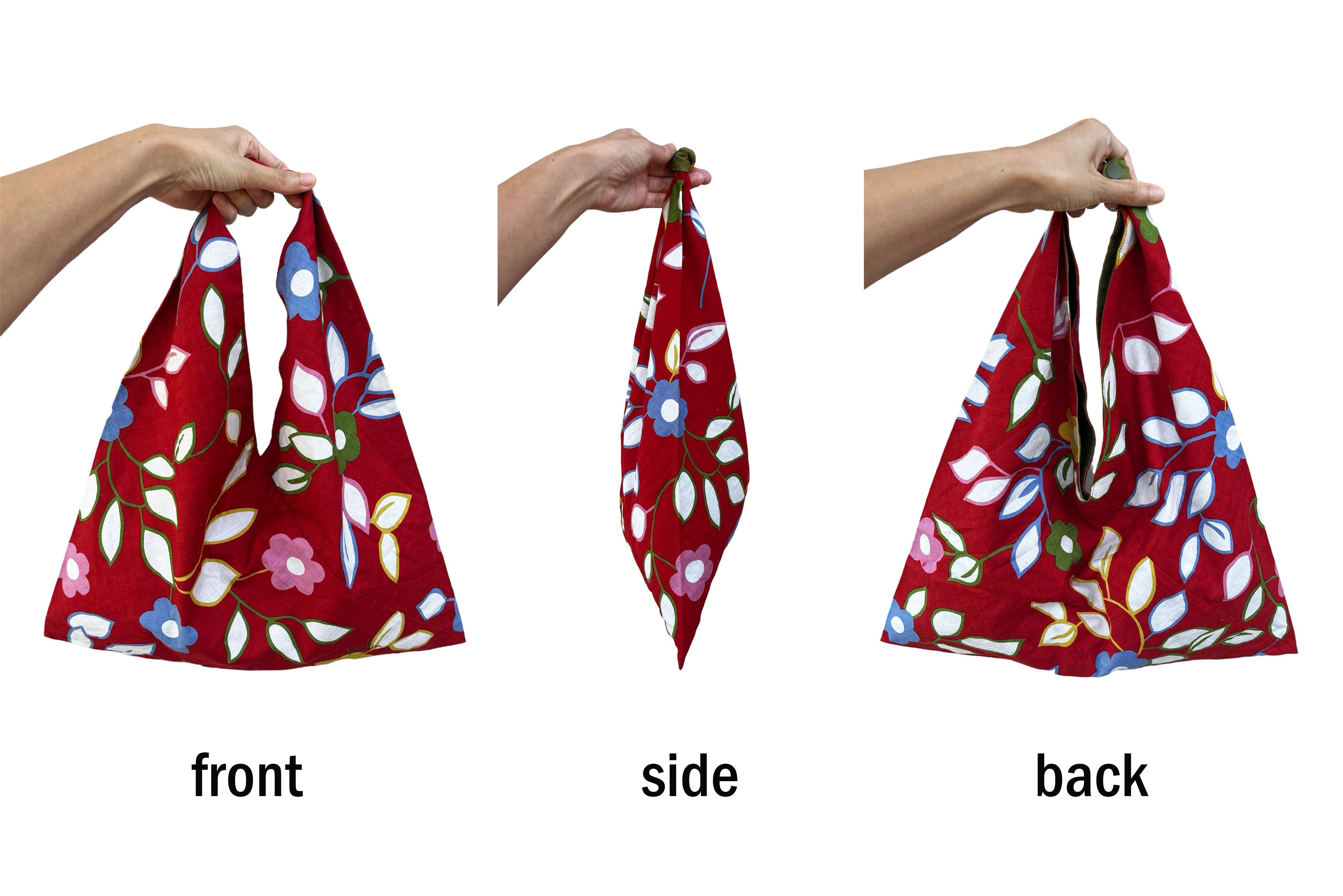 Japanese Brand Triangle Shaped Medium Size top handle bag // shoulder bag Size ONE SIZE - 7 Thumbnail