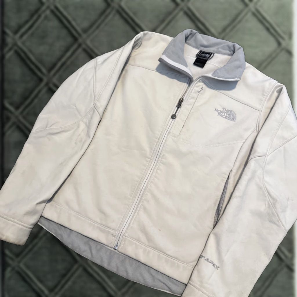 The North Face VINTAGE: No — (Skip) The North Face Jacket Womens Small White Apex Bionic Soft Shell Full Zip Coat Size S / US 4 / IT 40 - 1 Thumbnail