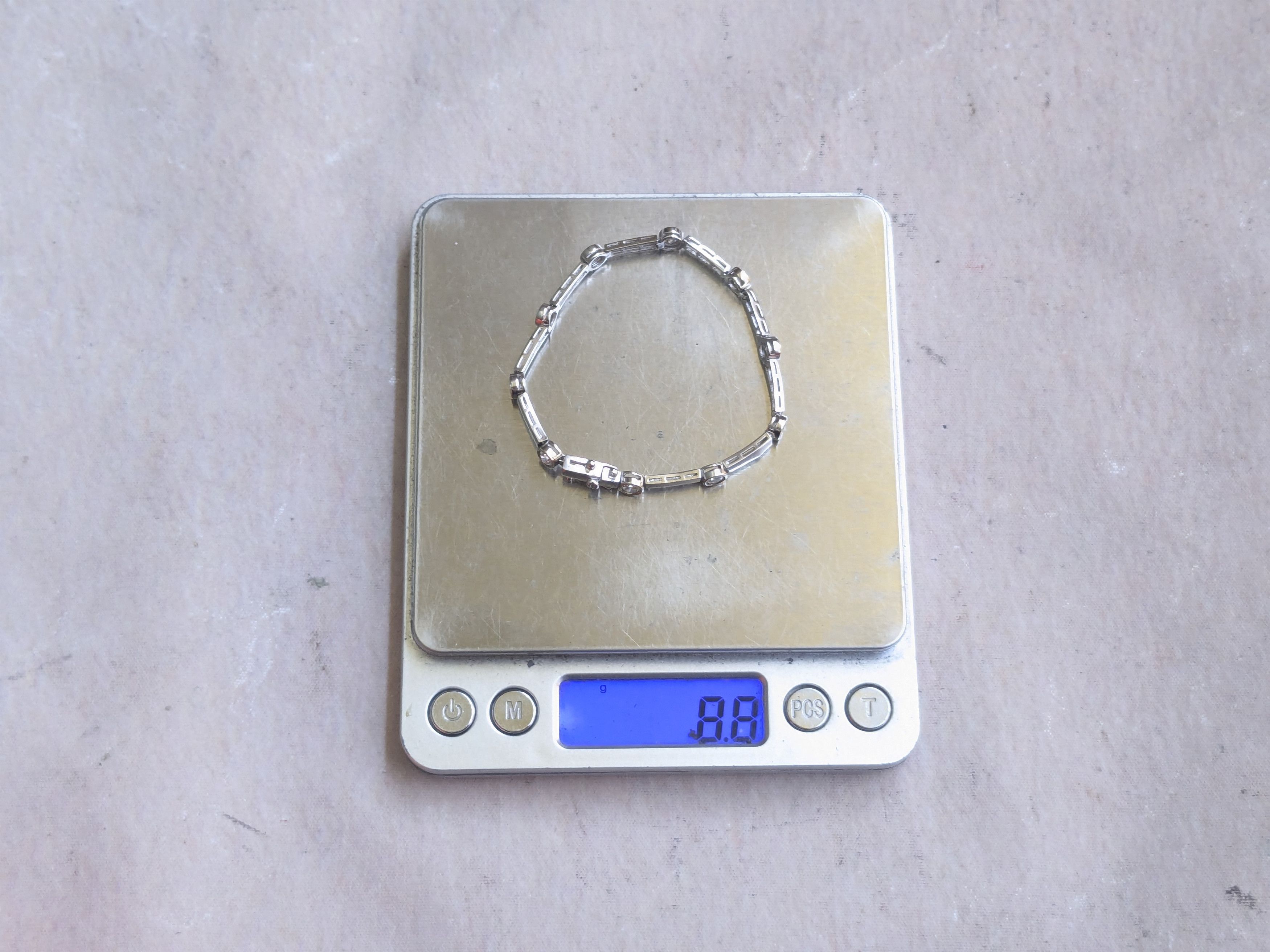 Sterling Silver Sterling Silver Tennis Bracelet 6.75" Clear CZ Size ONE SIZE - 11 Thumbnail