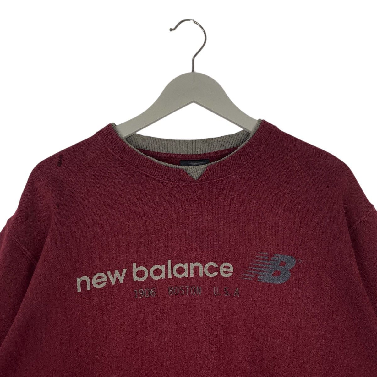 Other Vintage New Balance Full Print Crewneck Sweatshirt Red Size US L / EU 52-54 / 3 - 4 Thumbnail