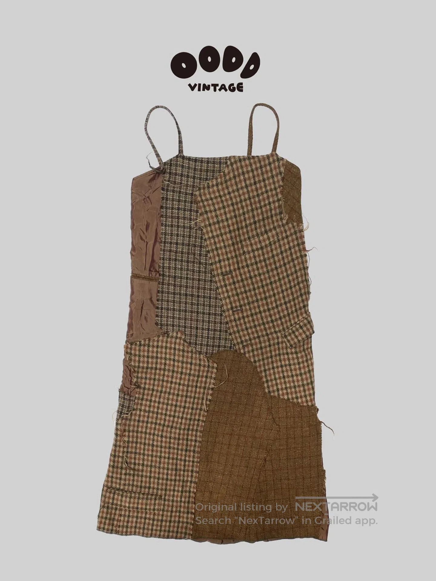 Junya Watanabe Vintage Wool Patchwork Dress by Junya Watanabe. Size S / US 4 / IT 40 - 3 Thumbnail