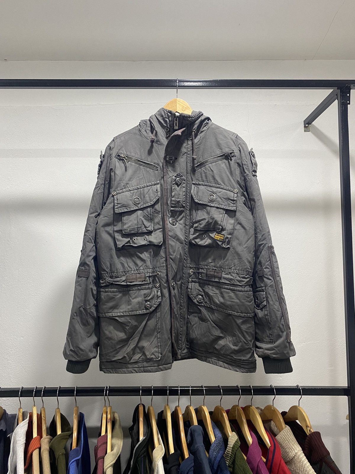 G-Star × Vintage 💥FINAL DROP💥 Gstar Utility Tactical Cargo Military Jacket Size US L / EU 52-54 / 3 - 2 Thumbnail