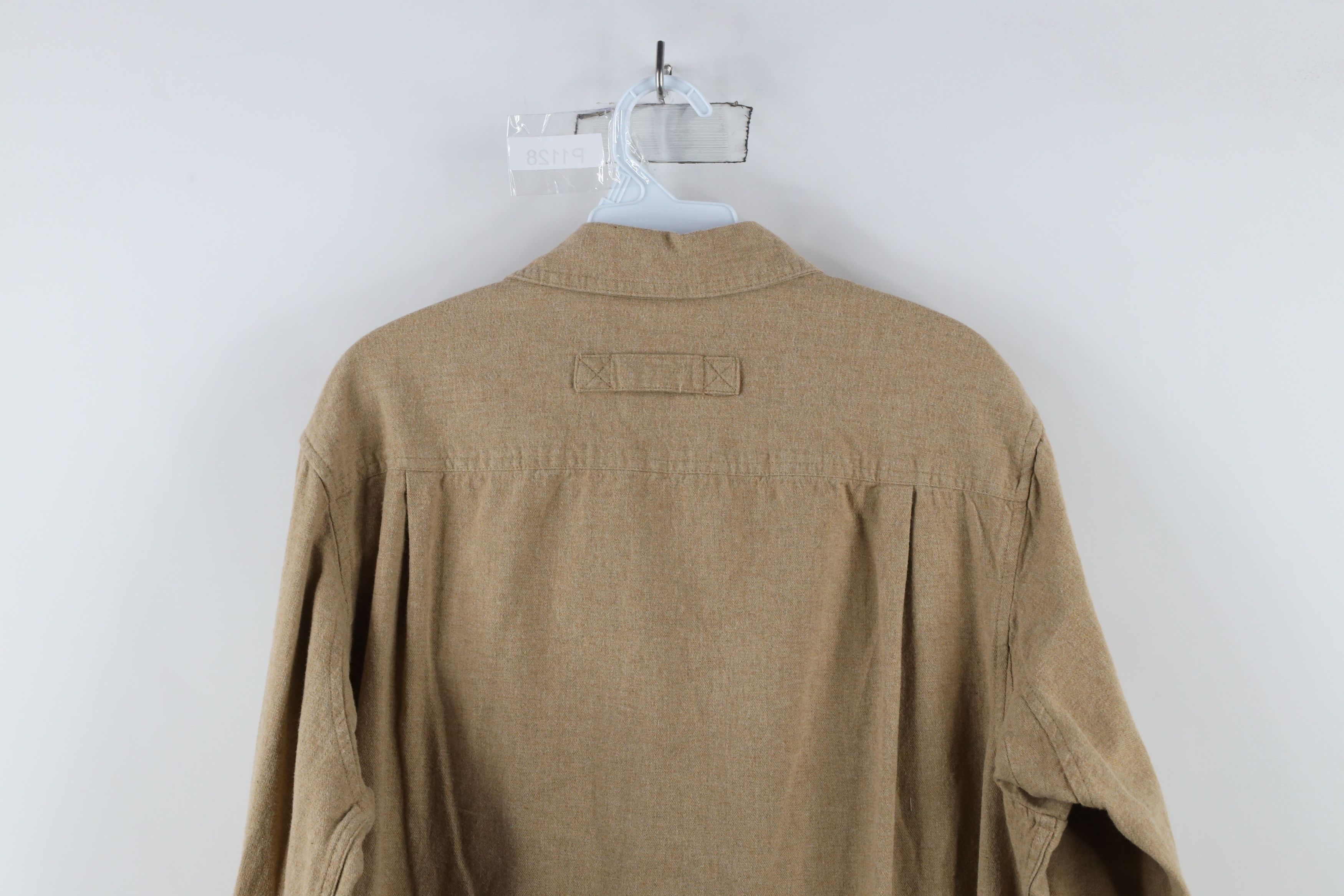 Duluth Trading Company × Vintage Duluth Trading Co Flannel Collared Button Down Shirt Beige Size US L / EU 52-54 / 3 - 12 Thumbnail