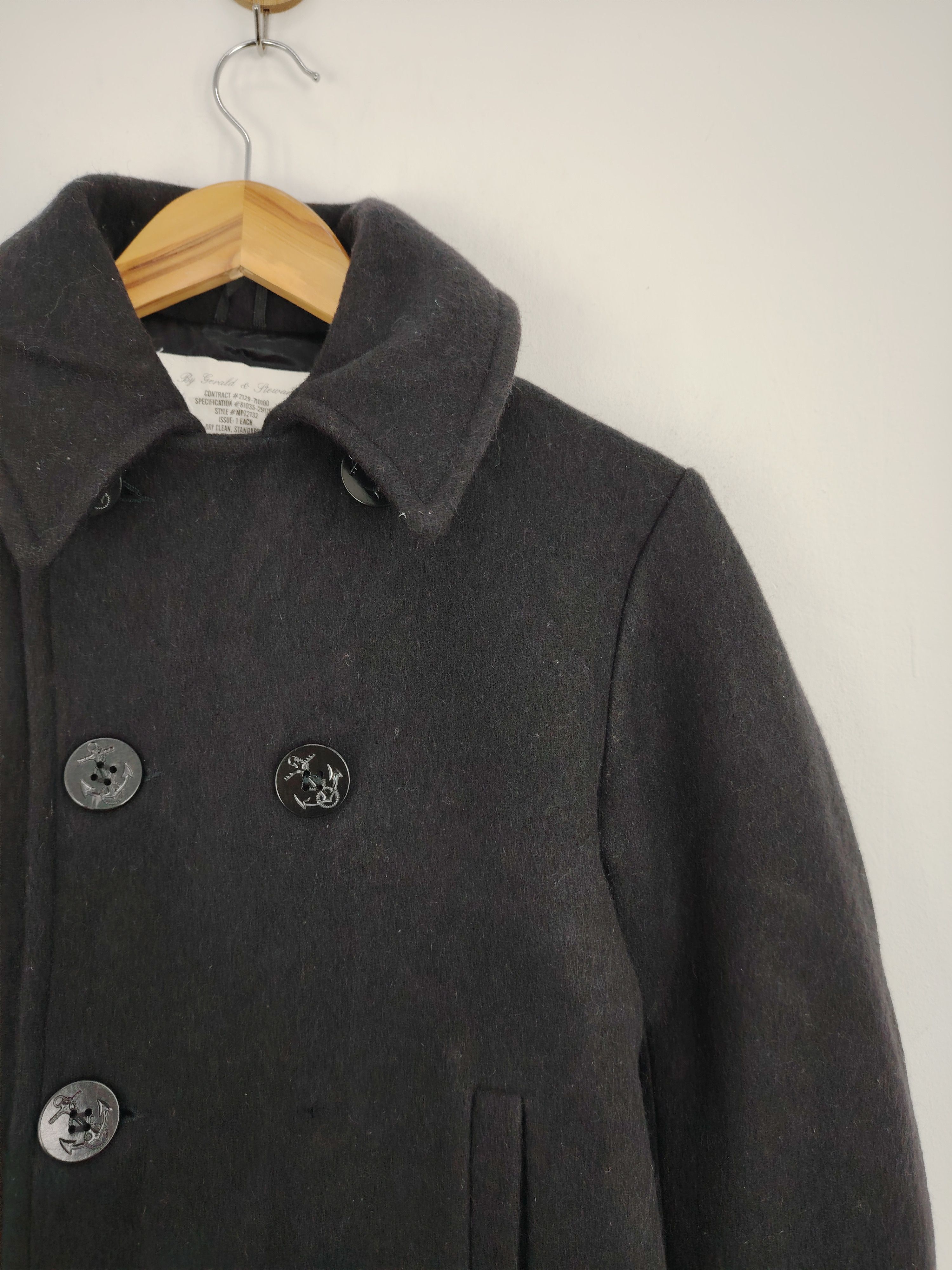 Fidelity × Vintage Vintage Fidelity Peacoat Double Breasted Wool Jacket Size US S / EU 44-46 / 1 - 9 Thumbnail