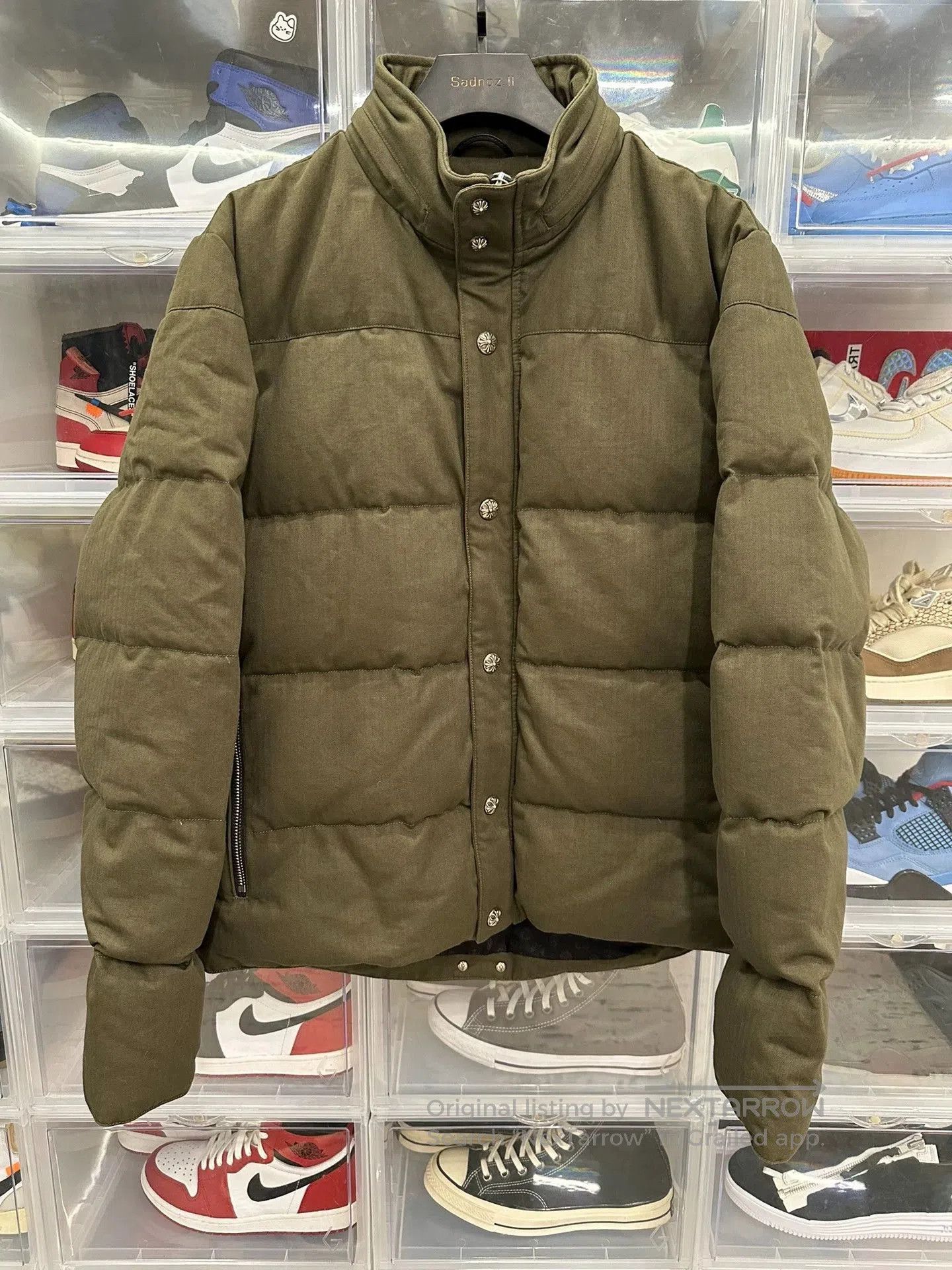 Chrome Hearts chrome hearts army green puffer jacket. Size US XL / EU 56 / 4 - 1 Thumbnail