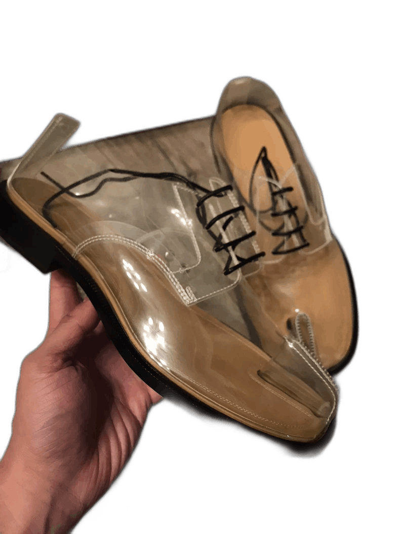 Maison Margiela Maison Margiela Transparent Derby Shoes Size US 10 / EU 43 - 1 Thumbnail