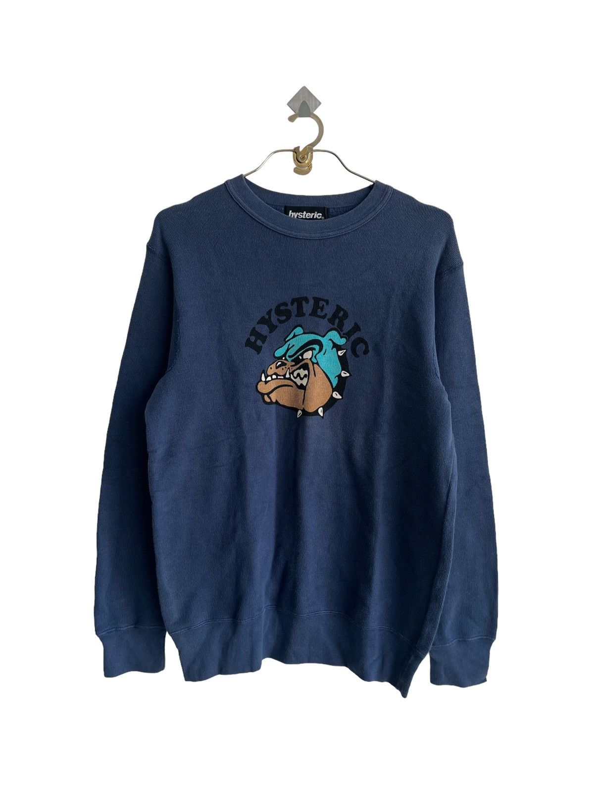 Hysteric Glamour 1990s Hysteric Glamour Bull Dog Baggy Crewneck Sweater Size US M / EU 48-50 / 2 - 4 Thumbnail