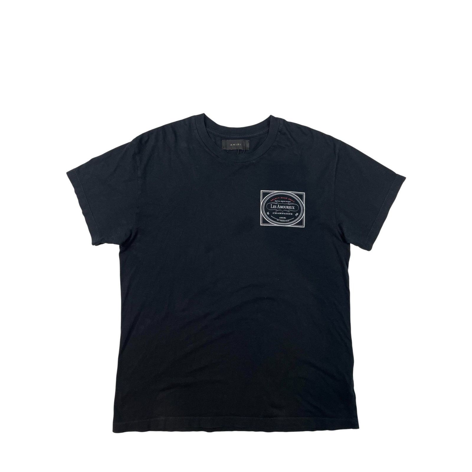 Amiri Amiri Les Amoureux Black Tee Size US XS / EU 42 / 0 - 1 Thumbnail
