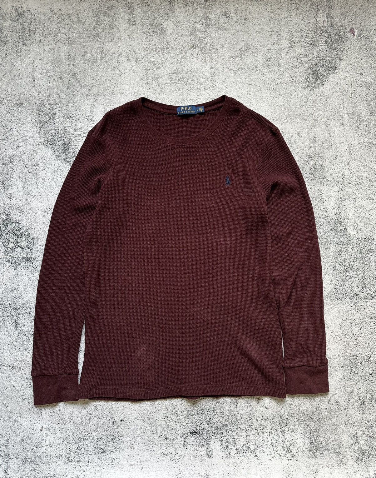 Polo Ralph Lauren Vintage Polo Ralph Lauren Sweater Burgundy Size US L / EU 52-54 / 3 - 1 Thumbnail