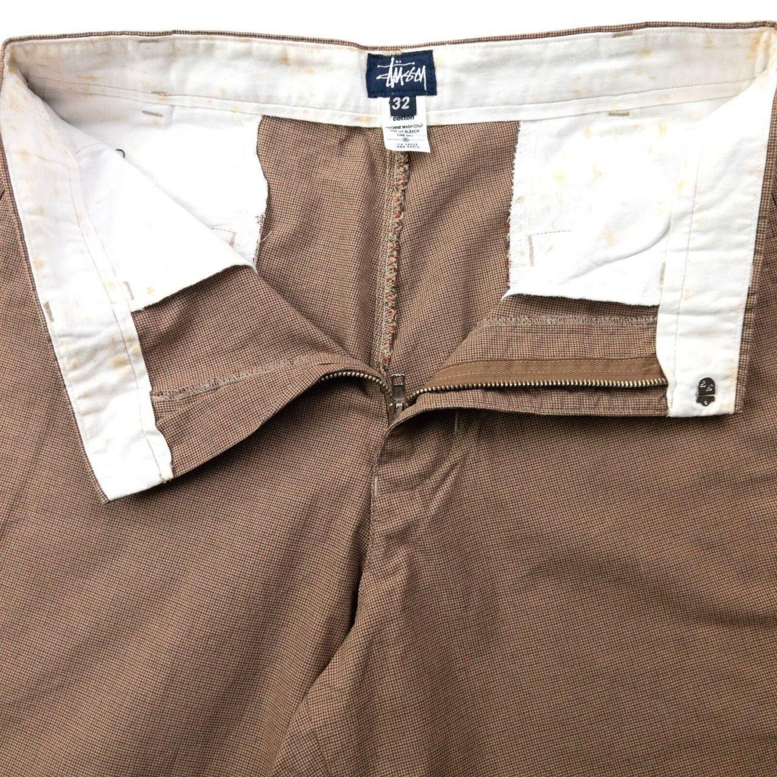 Stussy Vintage 2000s Stussy High Waisted Pattern Trousers Size W29 Size US 32 / EU 48 - 5 Thumbnail