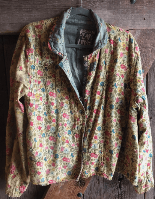 Magnolia Pearl Magnolia Pearl Unbreakable Love Jean Denim Jacket 1387 Size ONE SIZE - 7 Thumbnail