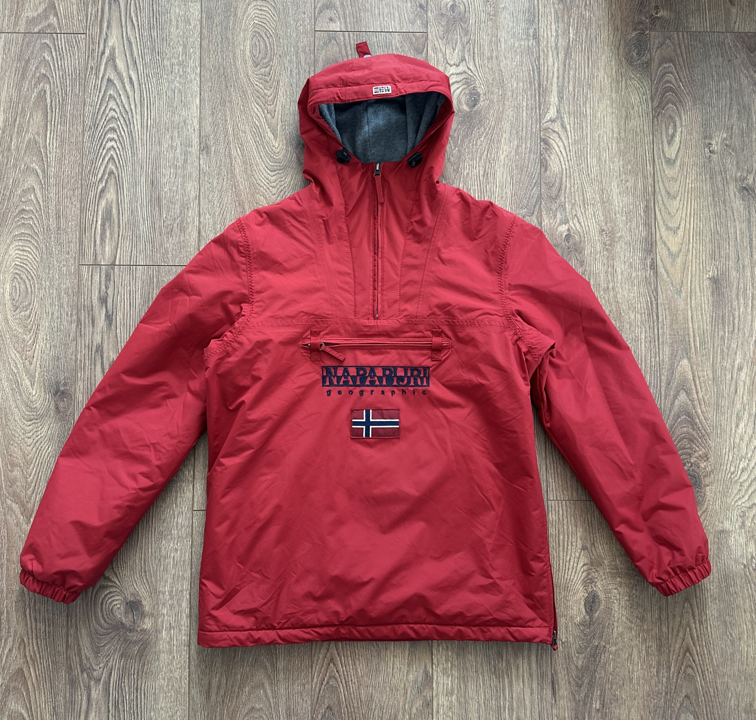 Napapijri NAPAPIJRI Rainforest Send Anorak Size M Red Casual Outdoor Size US M / EU 48-50 / 2 - 1 Thumbnail