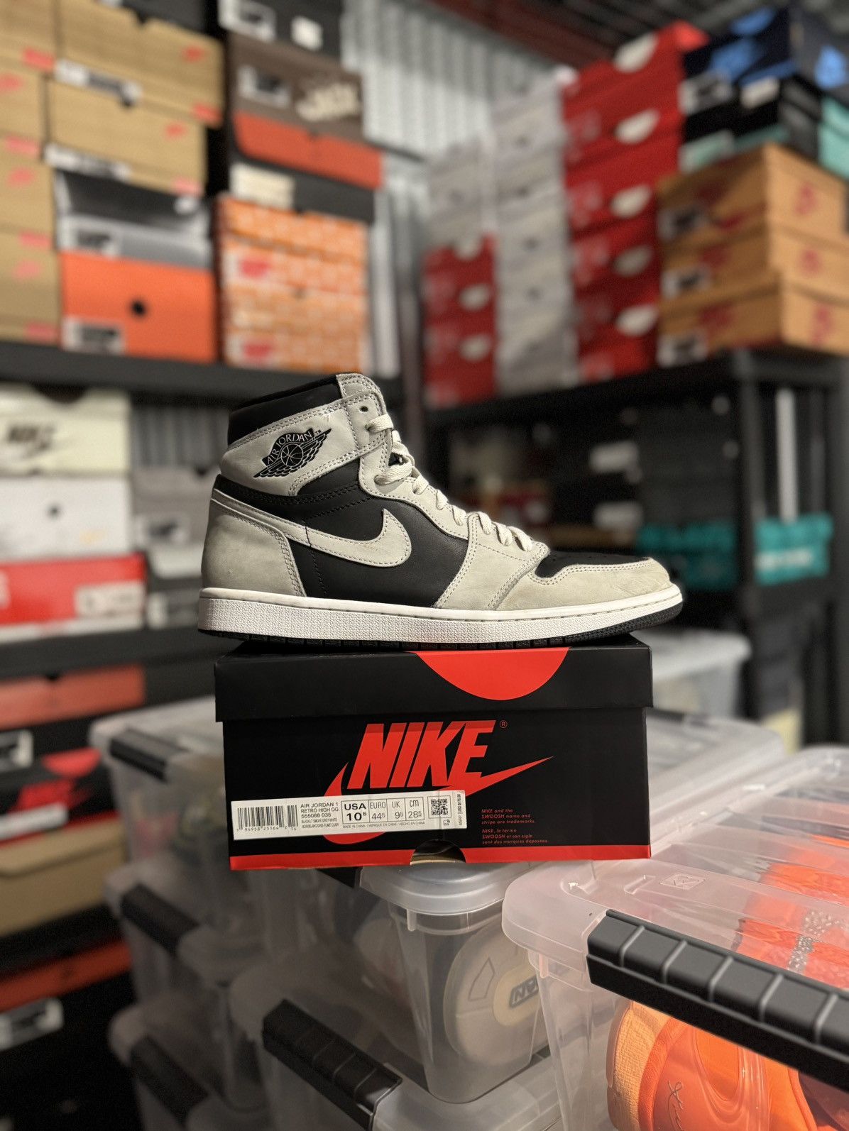 Jordan 1 Retro High OG Shadow 2.0 Size 10.5