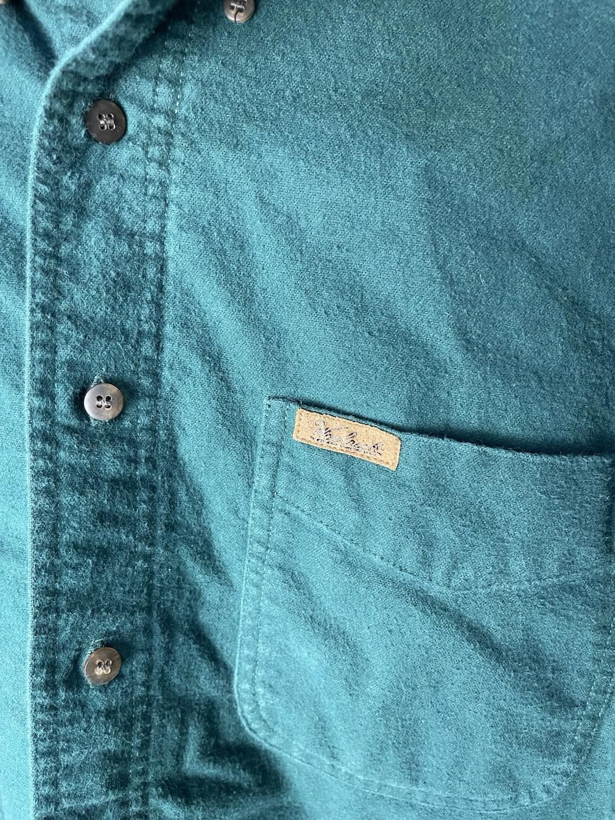 Woolrich Woolen Mills Woolrich Shirt Mens XL Green Sportsman Chamois Long Sleeve Size US XL / EU 56 / 4 - 4 Thumbnail